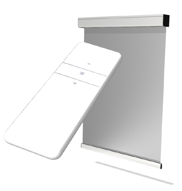 Prototype of a flexible electronic device with a foldable display, connected to a stand for demonstration.