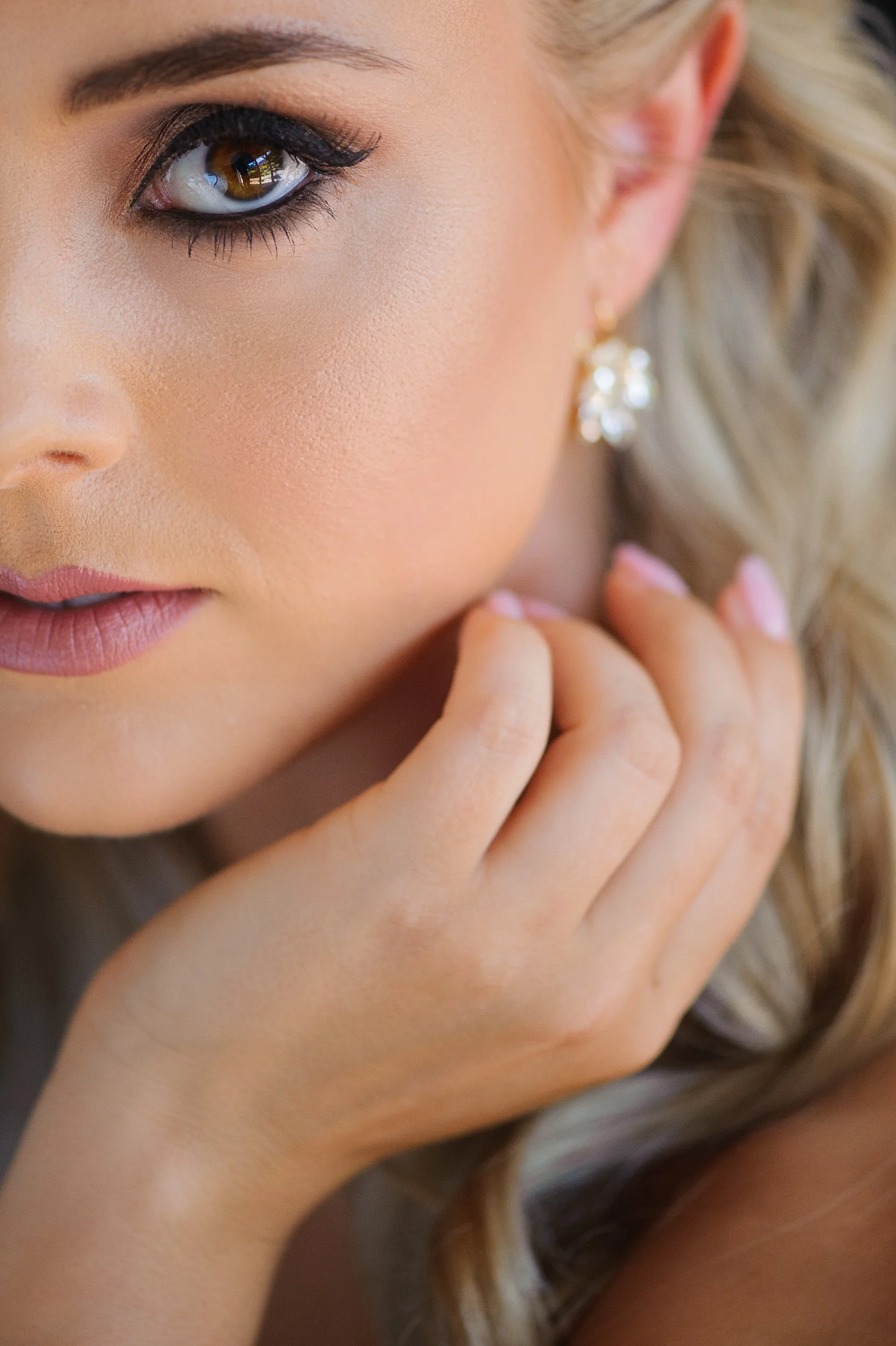 Portrait Photography Ireland – close-up beauty portrait with soft light and styling