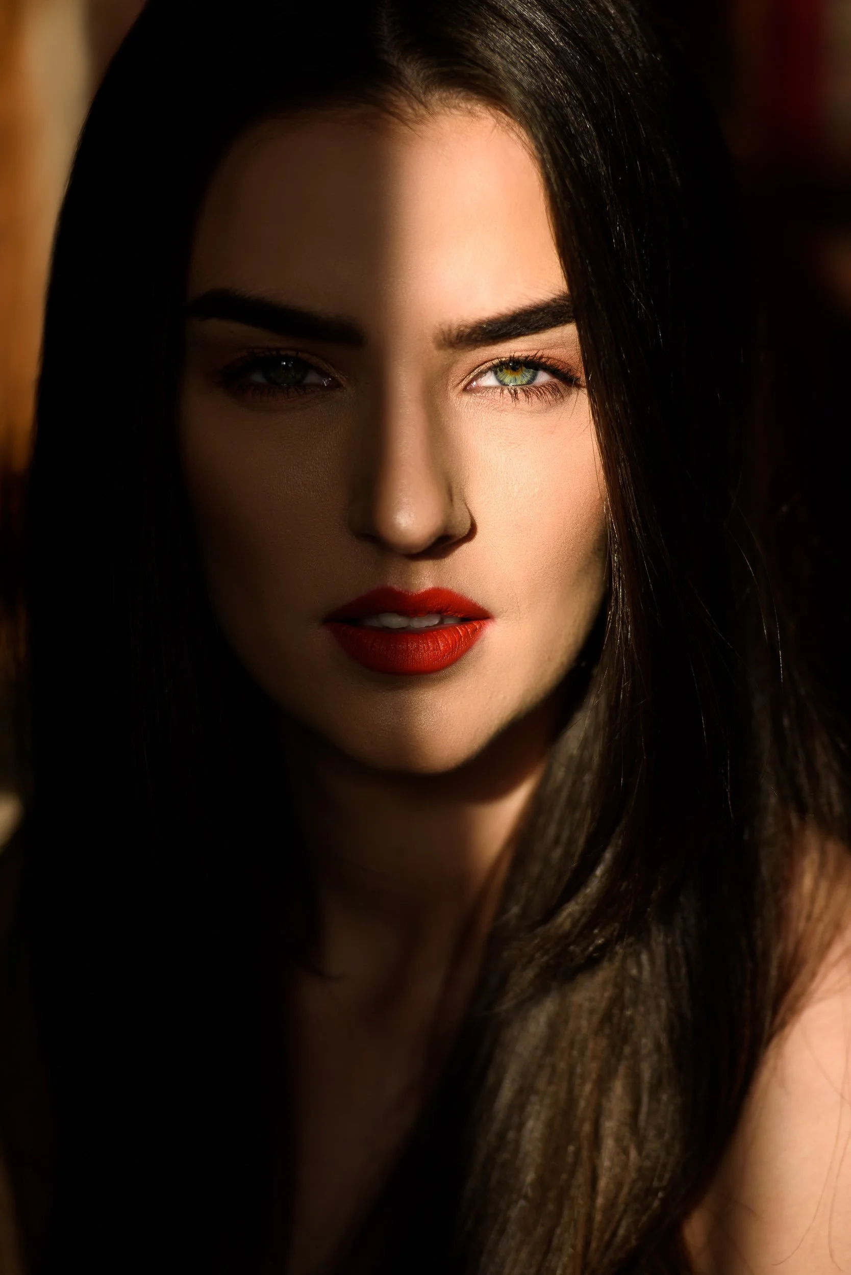 Fine Art Portrait Photography Dublin – dramatic close-up portrait at Ardgillan Castle