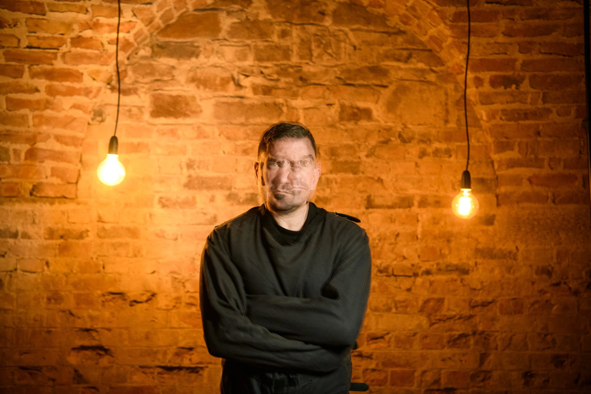 Editorial Portrait Photography Limerick – conceptual portrait with lighting at Castle Oliver