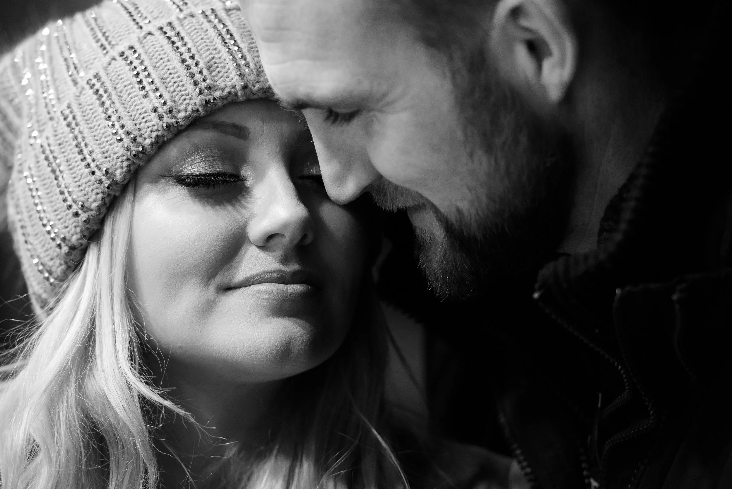 Engagement Photography Galway – couple moment at Eyre Square