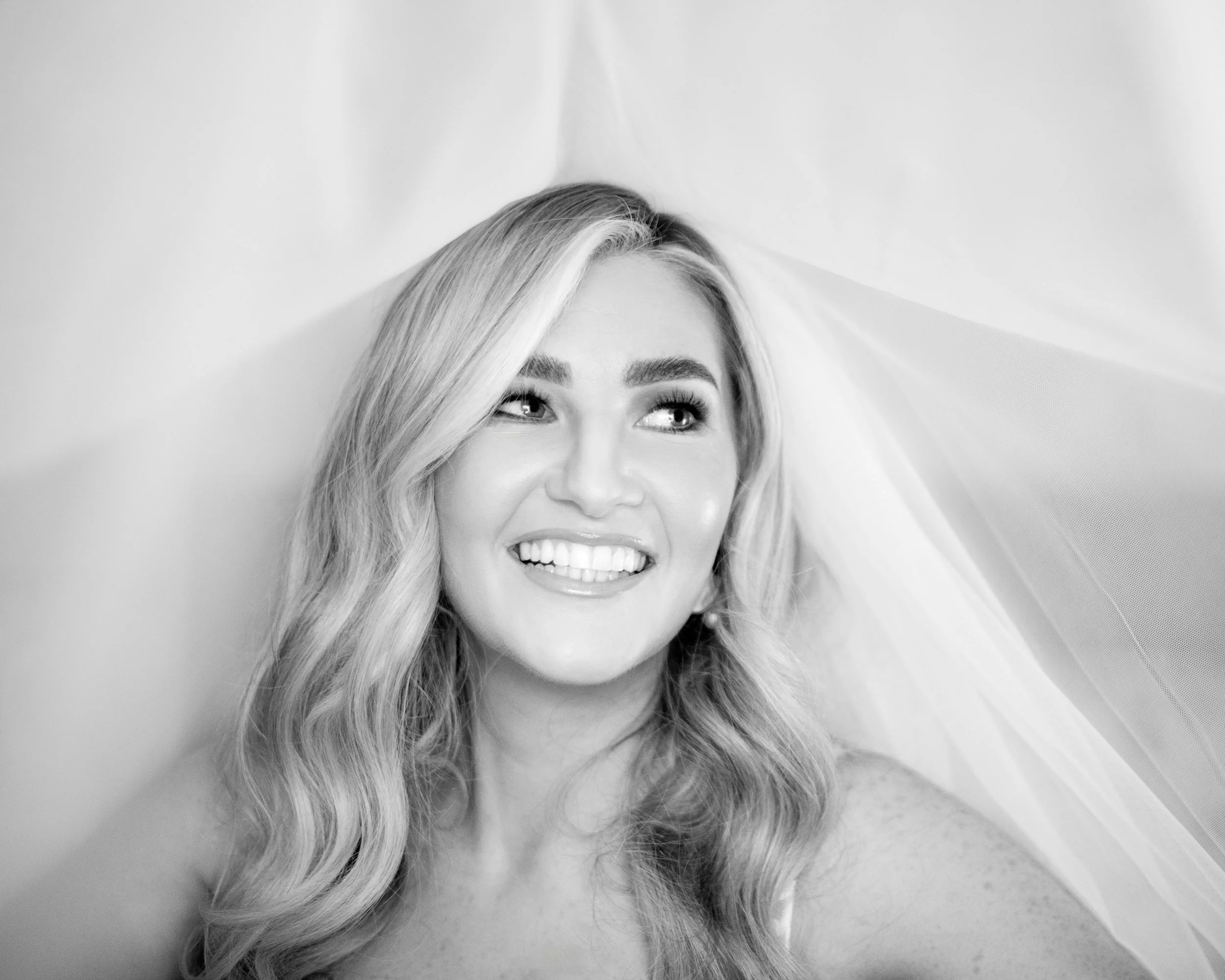 Fine Art Portrait Photography Ireland – black and white portrait with soft fabric and light at Glasson Lakehouse in Roscommon