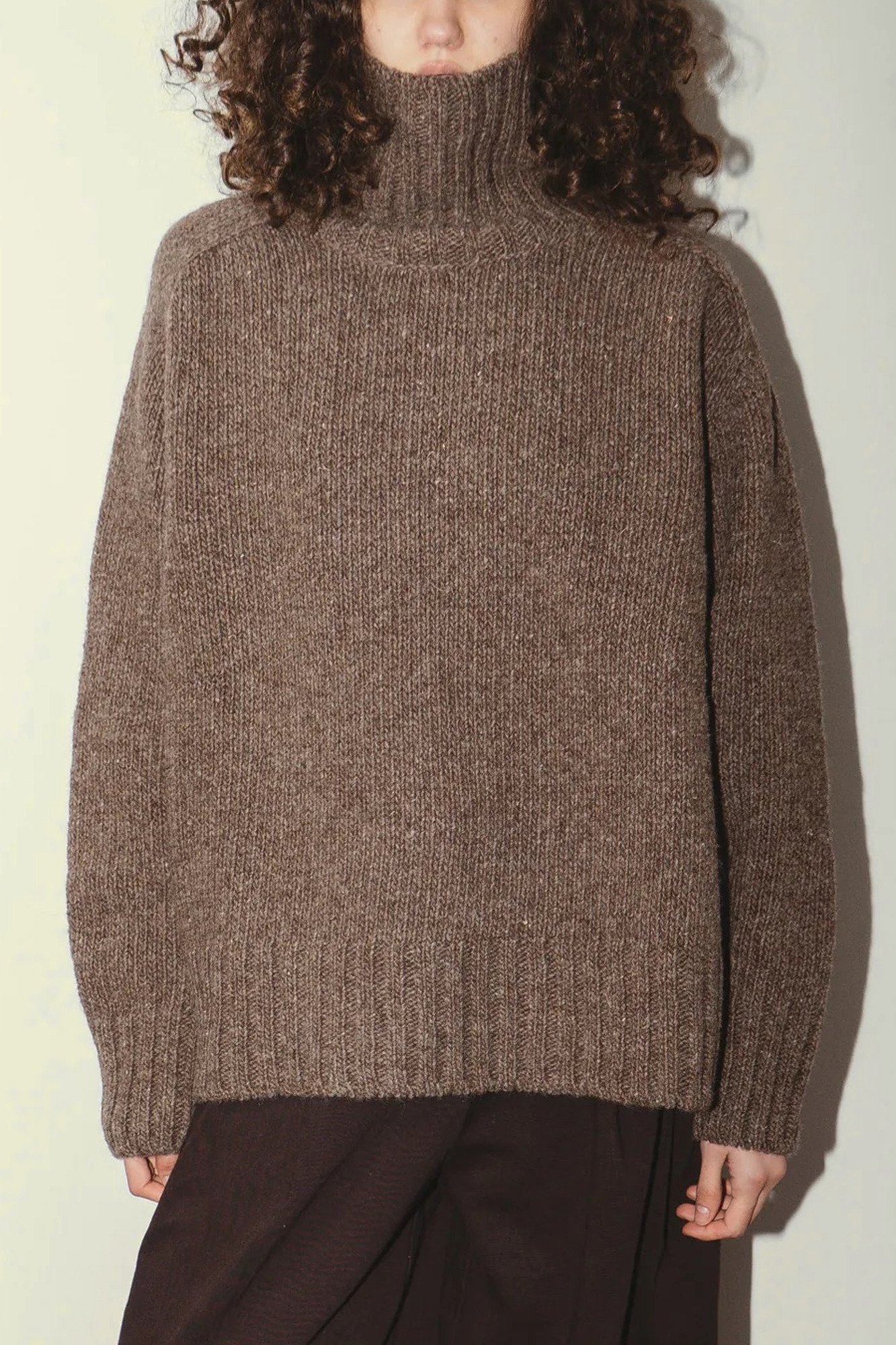 Floca Ringo Oversize Sweater - Woodsmoke
