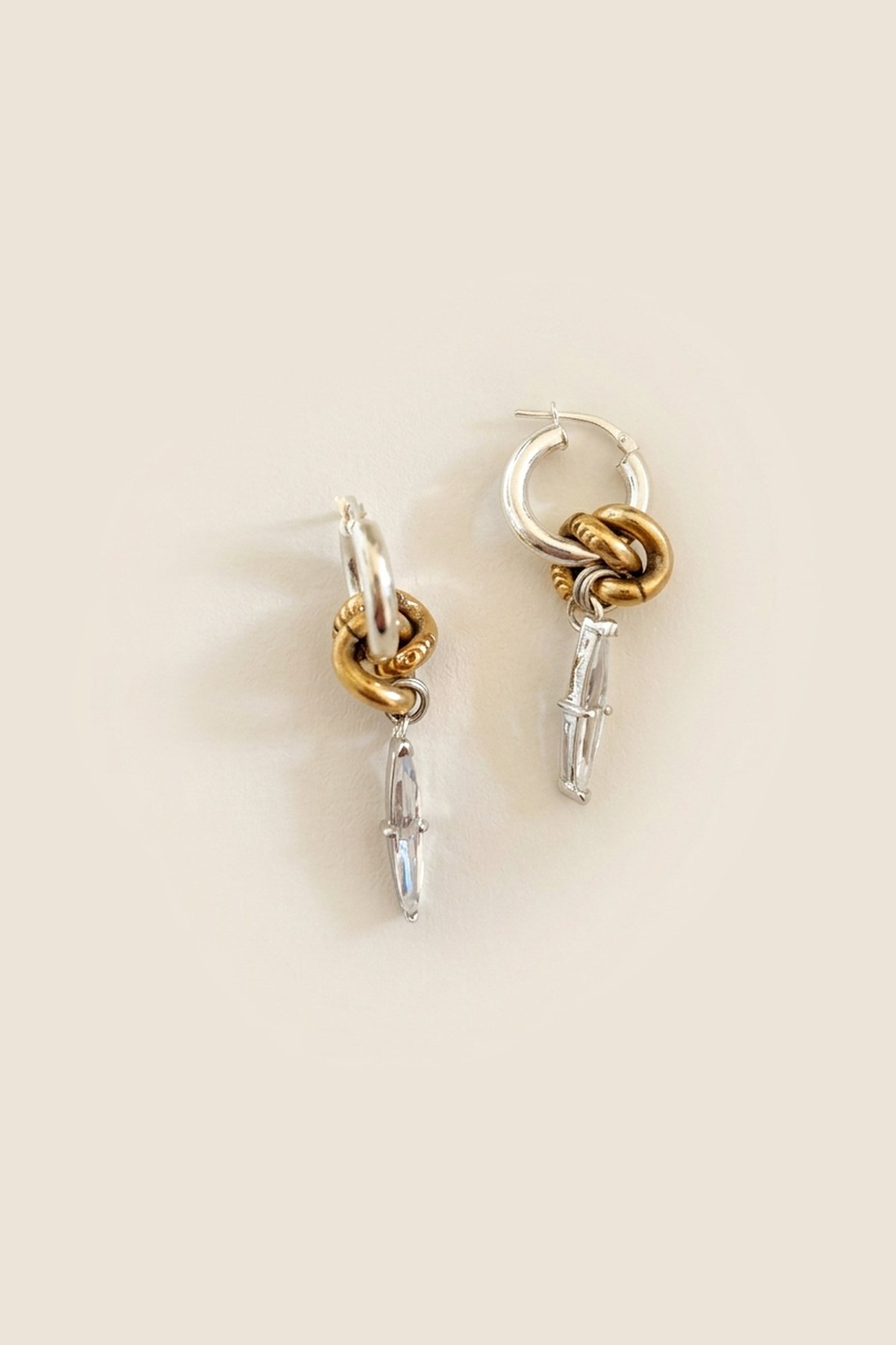 Anicet Crystal Drop Hoops