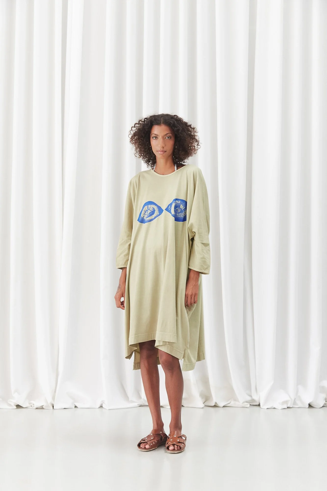 Intellectual Leisure Big Greek T Dress