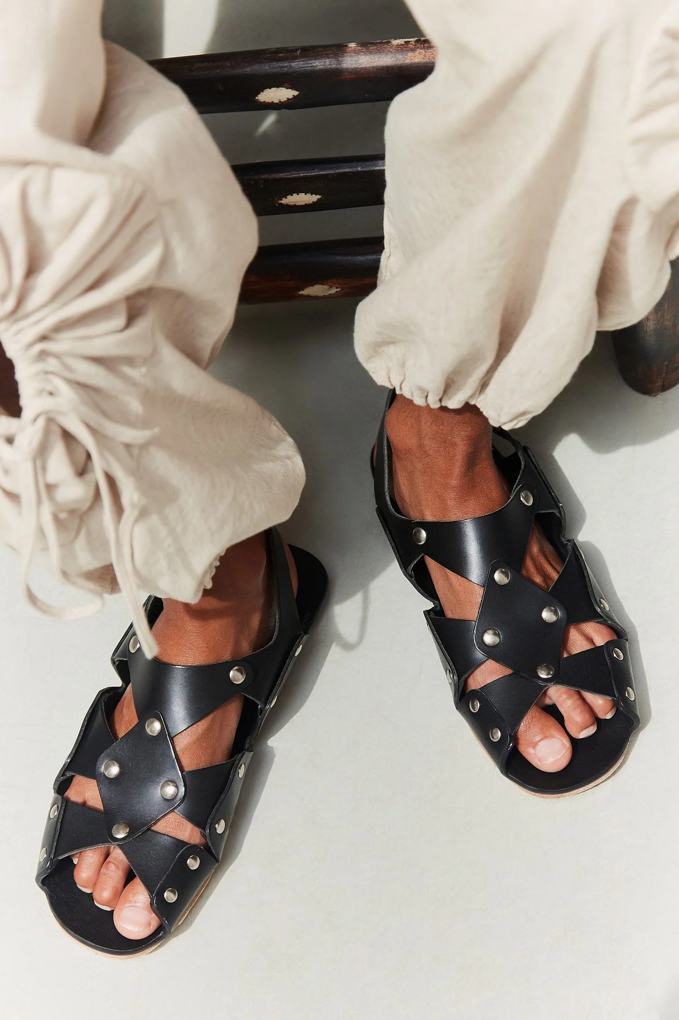 Cordoa Black Muscari B Sandal