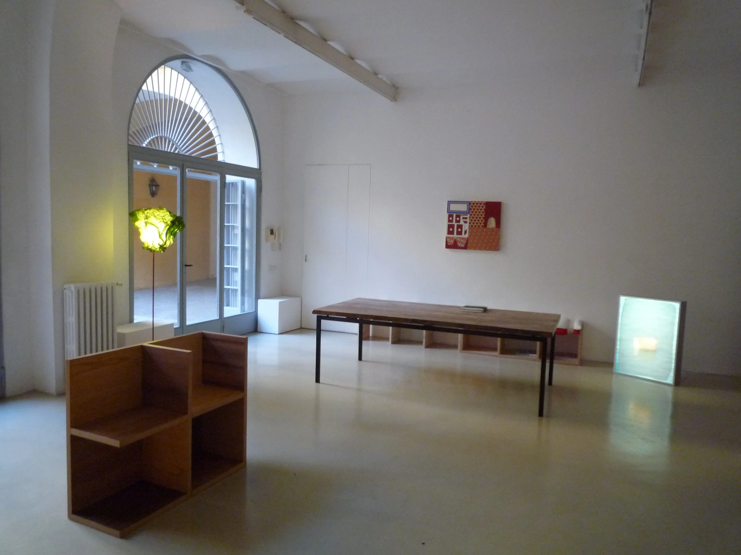 2013 “Wood Glass and Paper”, Galleria Alessandra Bonomo, Rome, Italy.