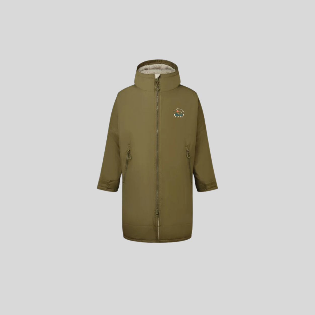 Flogo Be In The Moment Changing Robe Olive front.png