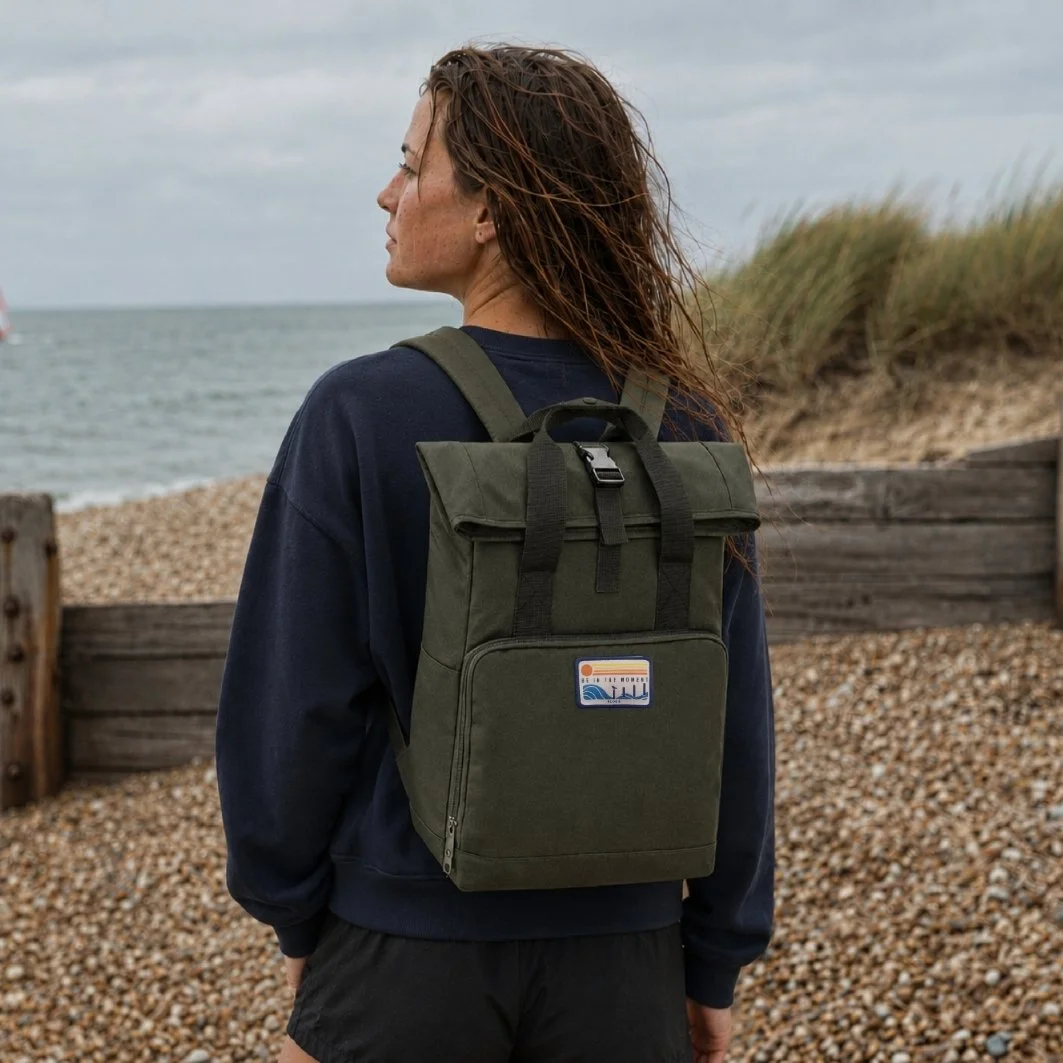 Rolltop backpack Khaki Jess.jpg