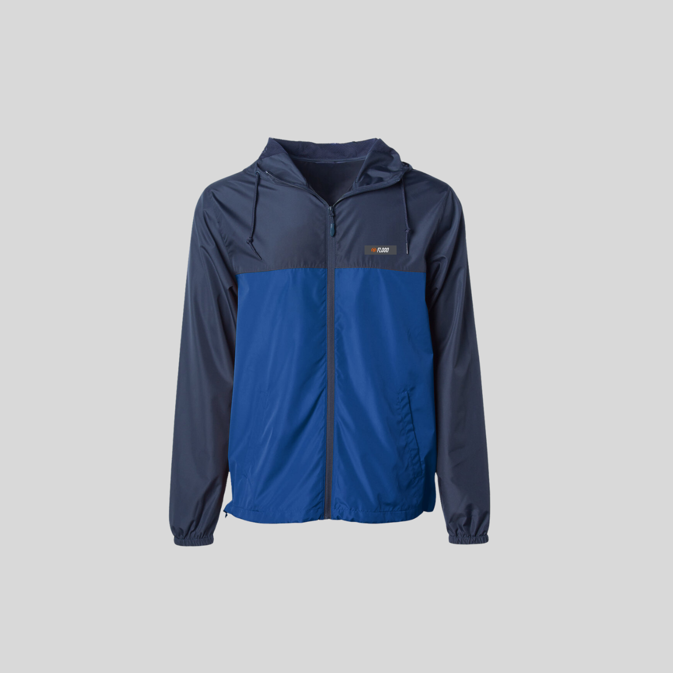 Flogo Core Windbreaker, Ultramarine.png