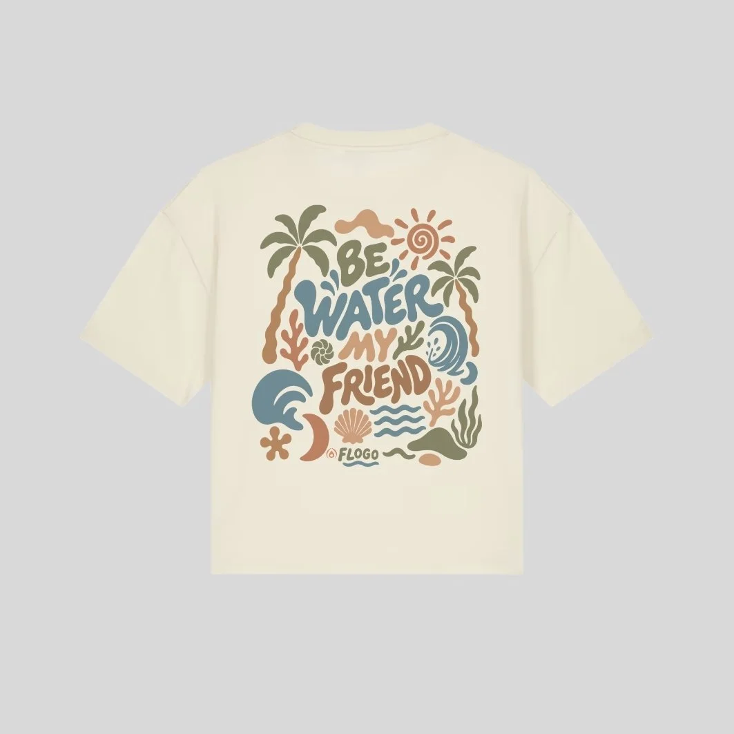 Flogo Ladies be water tee back.jpg