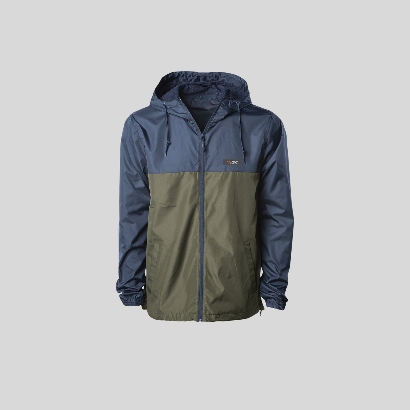 Flogo Core Windbreaker, Mountain Pine.png