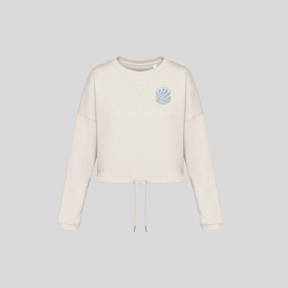 Stay Wild Ocean Child Cropped Sweatshirt