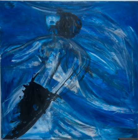 Titolo: Polena e il Vento.
Misure: 100x100 cm