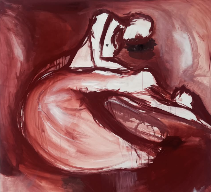 Balla, balla senza pensare
Senza paure
Sensuale e dolce
Gettando quel sentire
infernale
fuori dal tuo gradino in fiore.

Diana - Frammenti I

Titolo: Respira
Misure: 150x150 cm
Materiale utilizzato: Acrilico, vernice e polvere di ossido di ferro.
