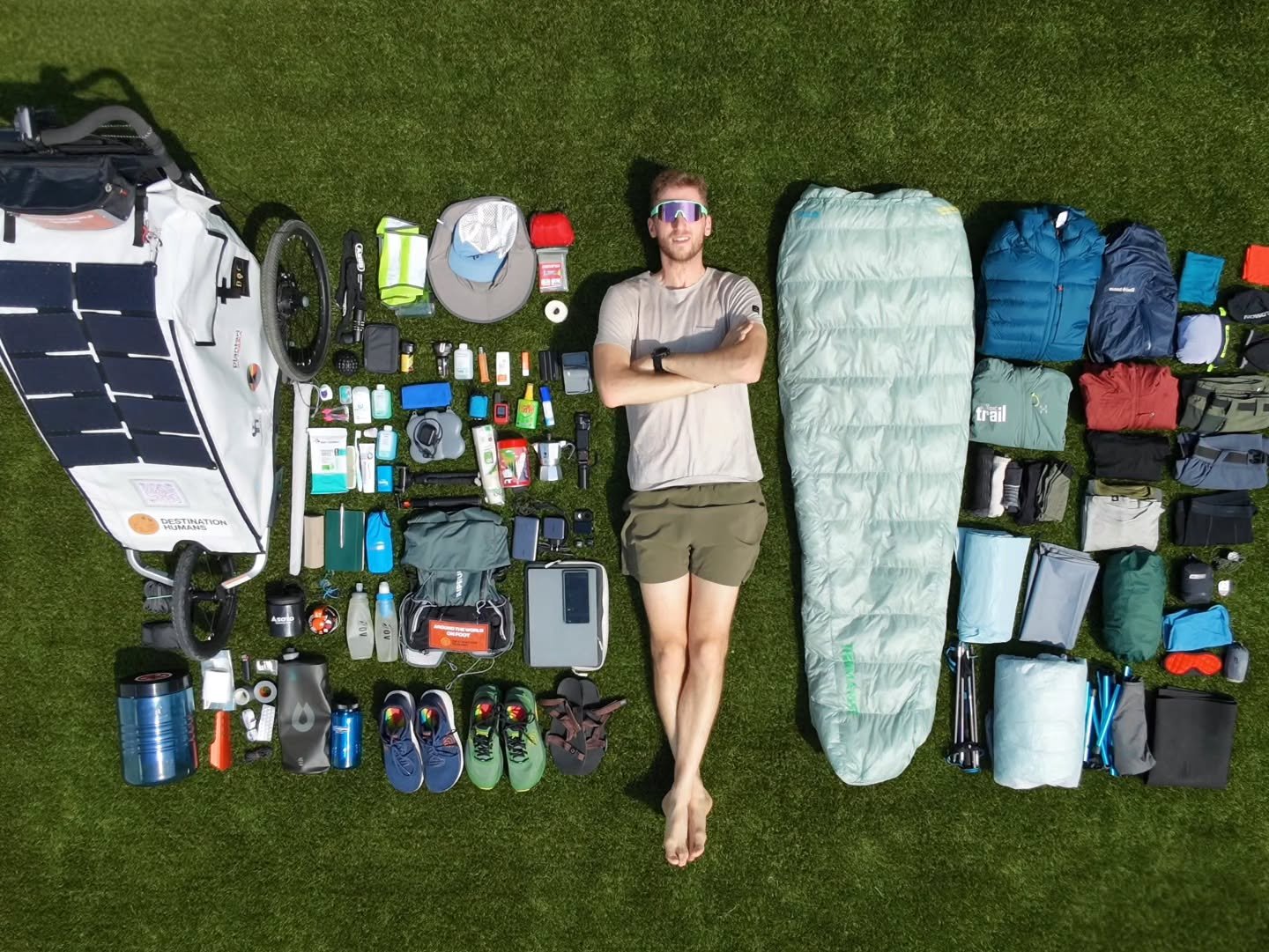 It's happening. June 5th, I start walking south from North Cape, toward whoever I meet along the way #destinationhumans.

Everything I'm bringing is in these photos and it all fits in a baby stroller.

Am I ready? Not really. I'm barely sleeping. But