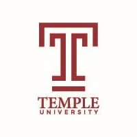 Temple University logo with a stylized T and the text 'Temple University' beneath it.