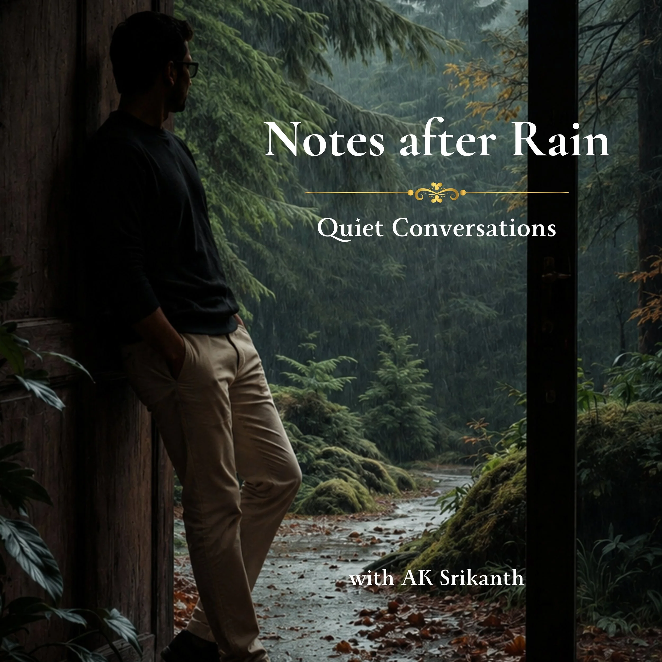 AK Srikanth, author and Director, and his podcast series titled 'Notes After Rain' - a collection of thoughts and musings on literature, art, cinema and solitude