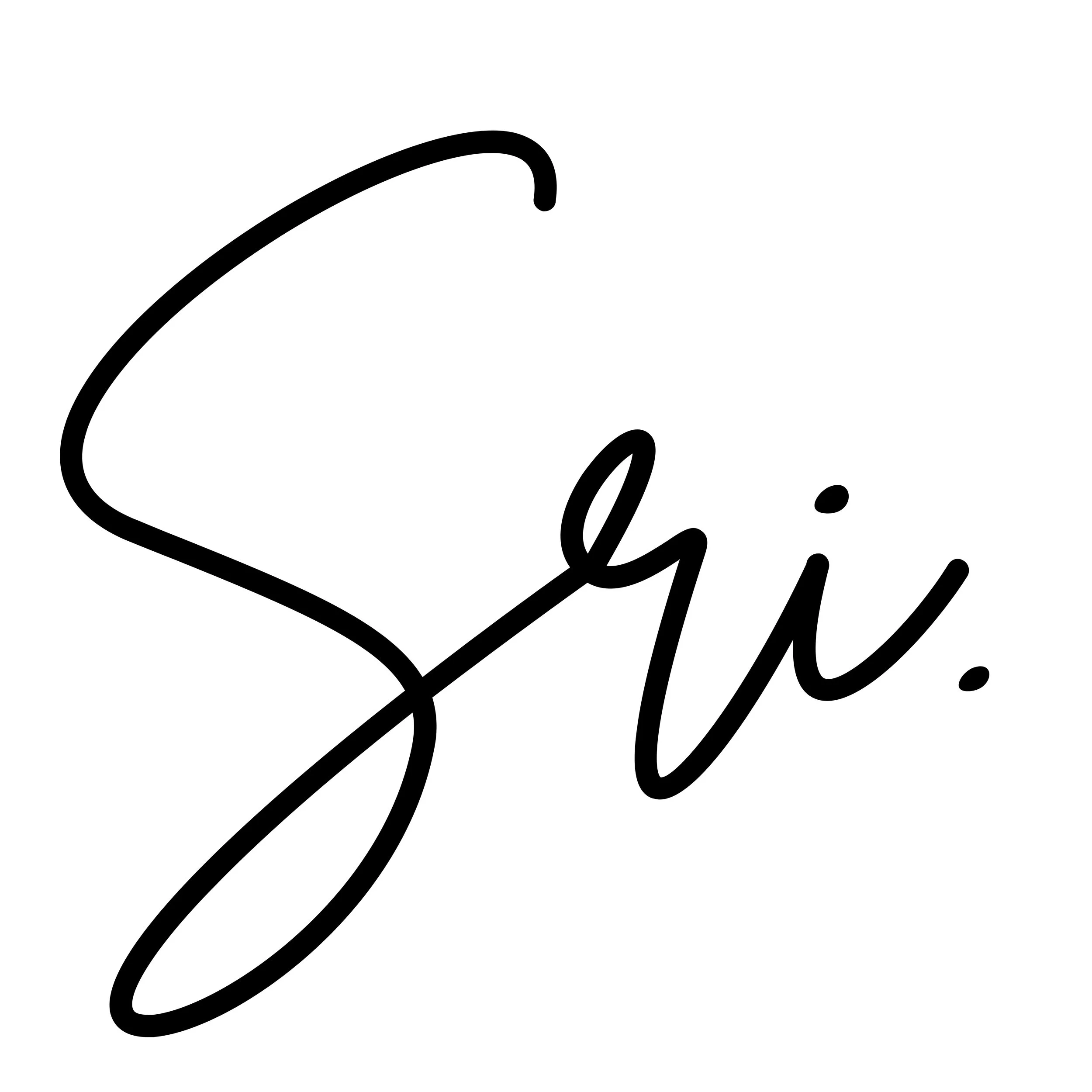 Black cursive signature of the word 'sign' on a white background.