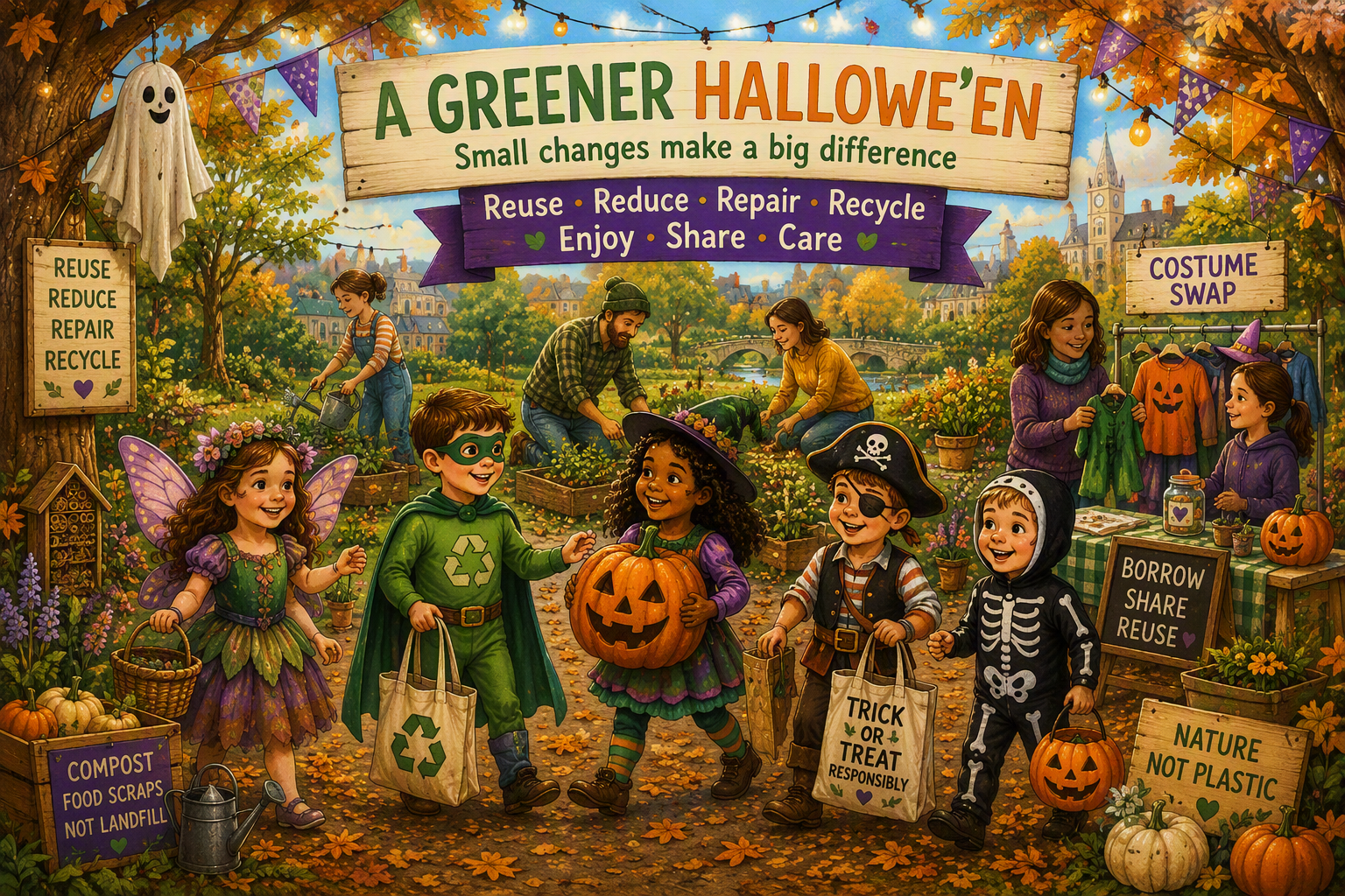 A Greener Hallowe'en: Small Changes That Make a Big Difference