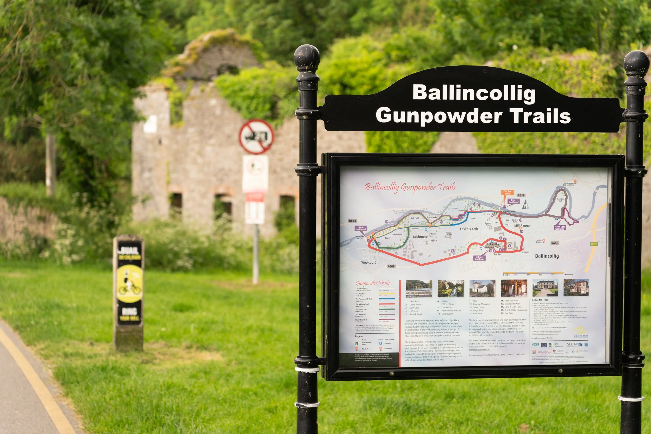 Gunpowder Trails sign