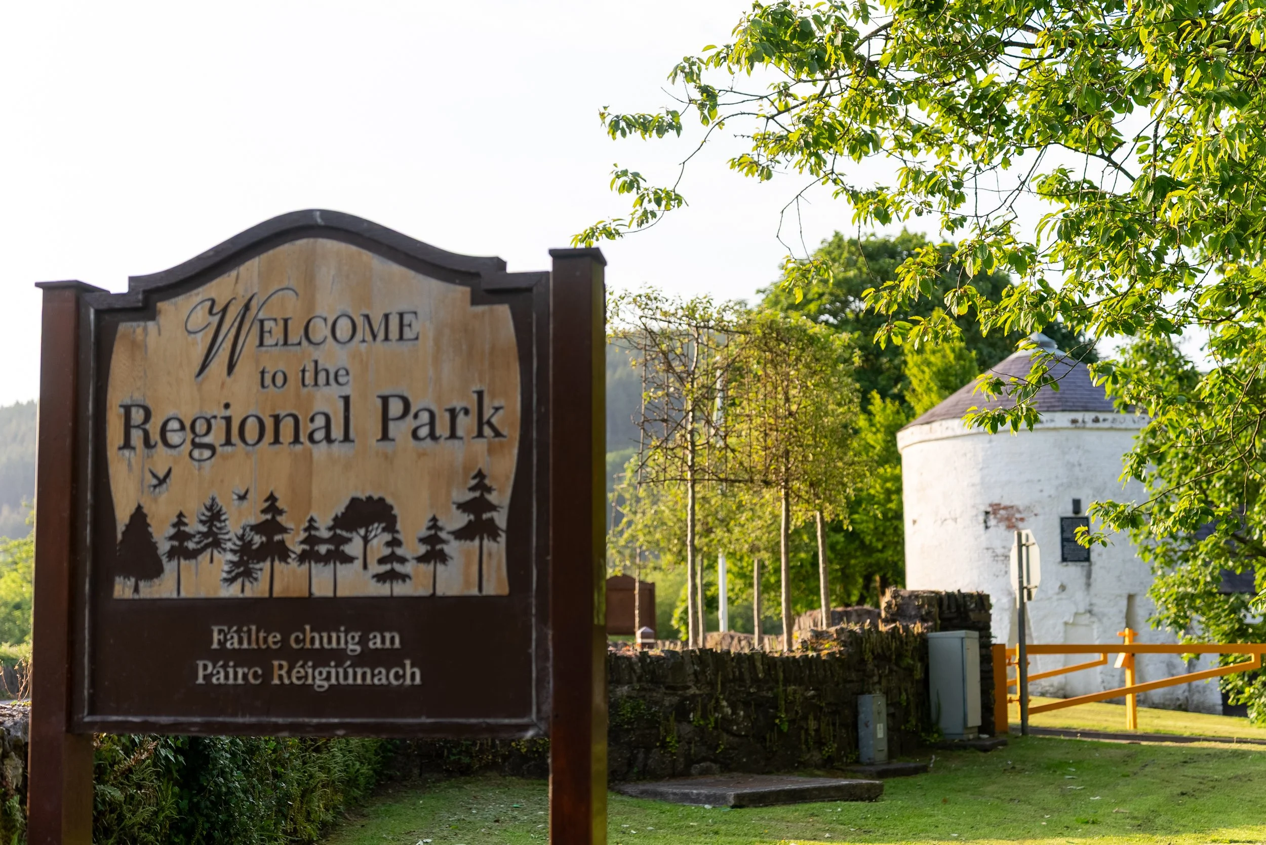 Welcome to the Regional Park sign