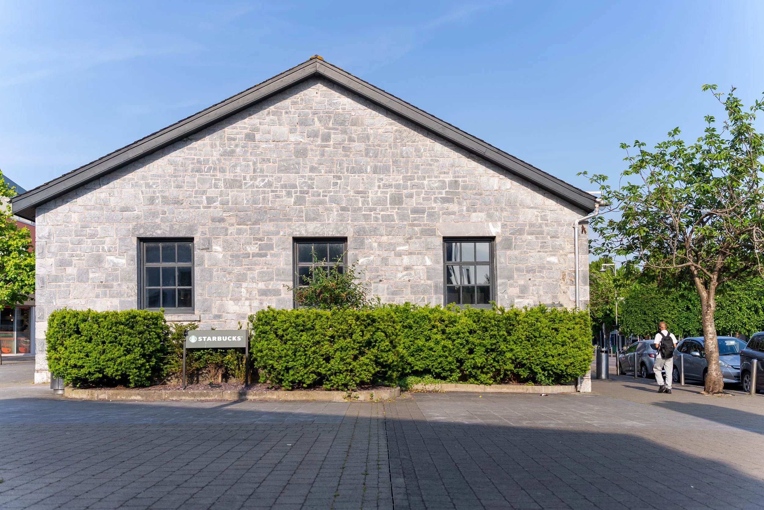Restored barracks building