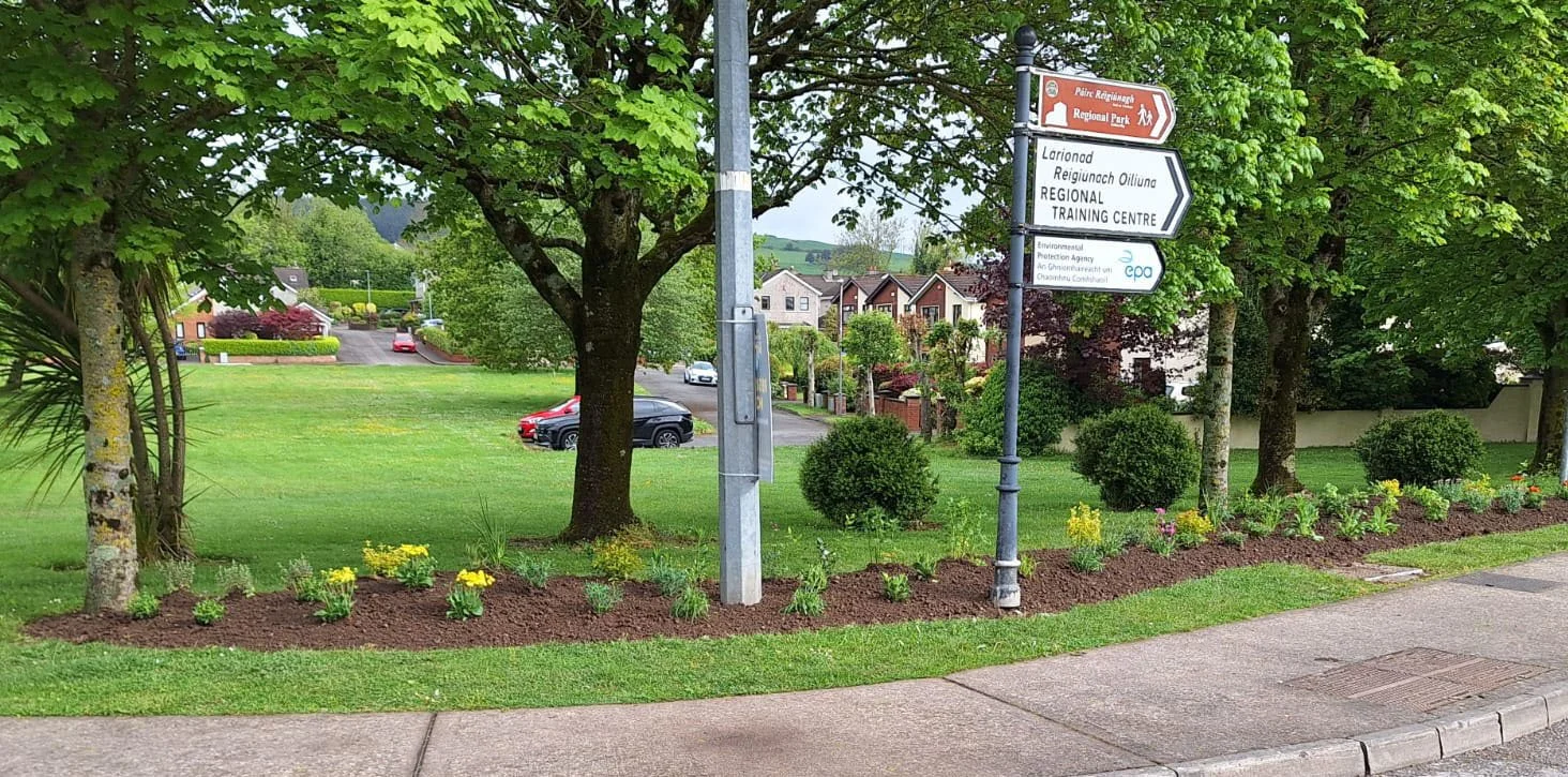 Wyndham Downs flower bed