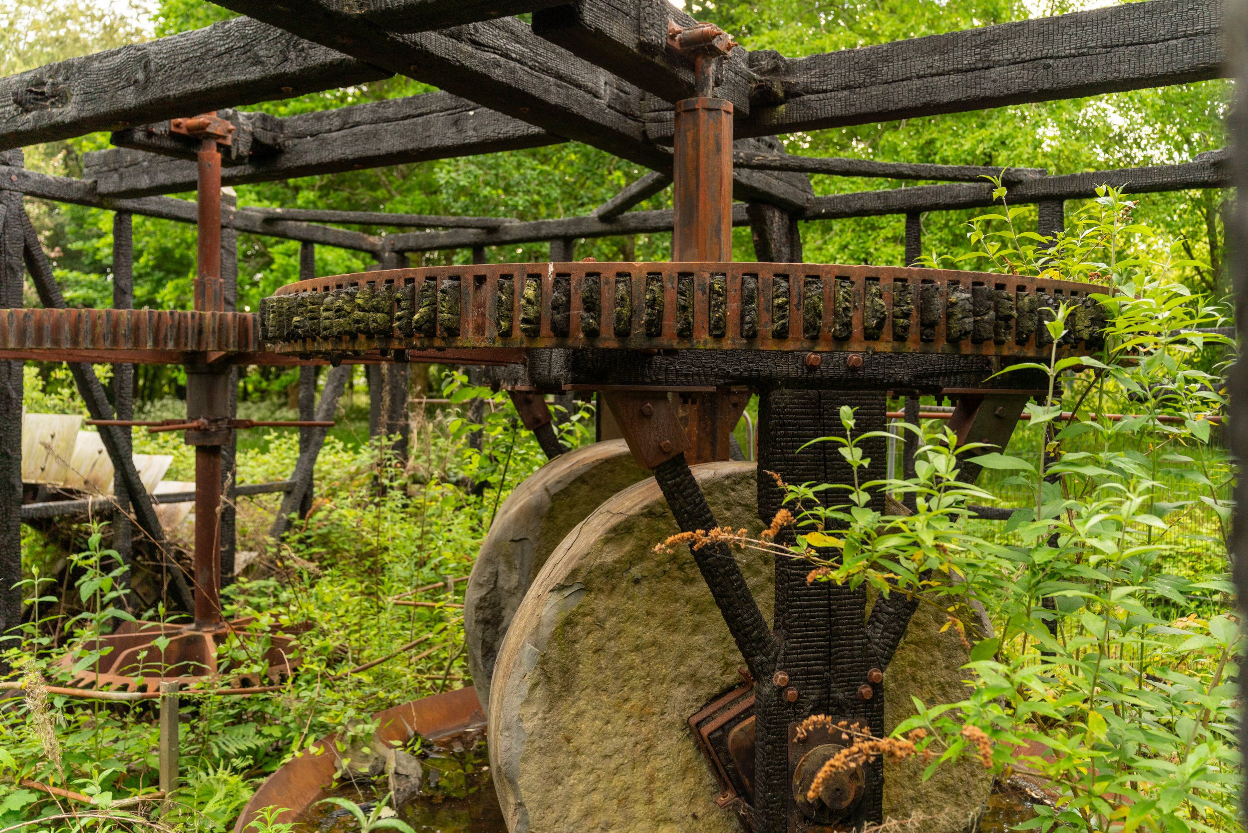Gunpowder Mills mechanical cog wheels