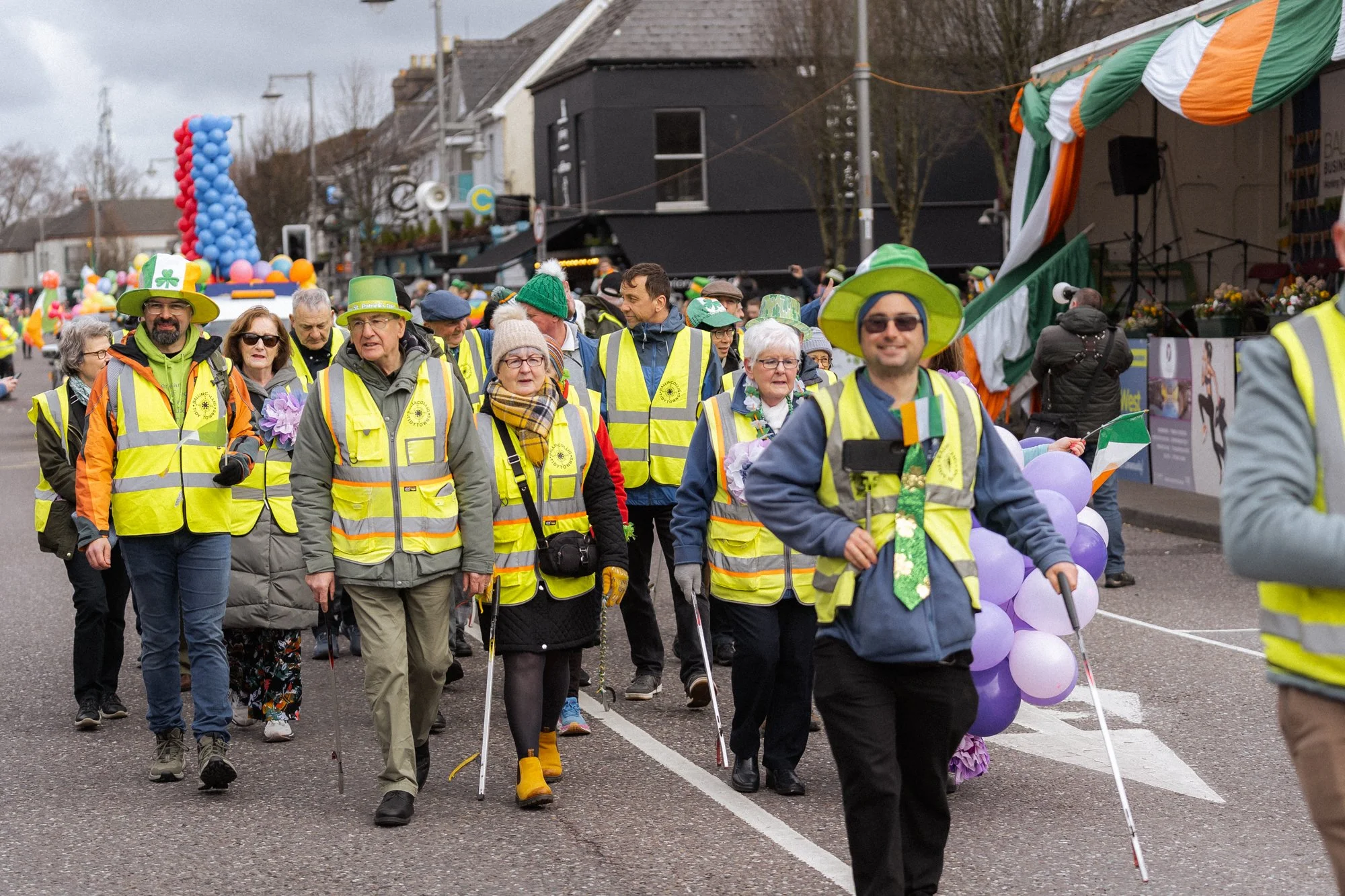 BTT volunteers at St. Patricks Day parade