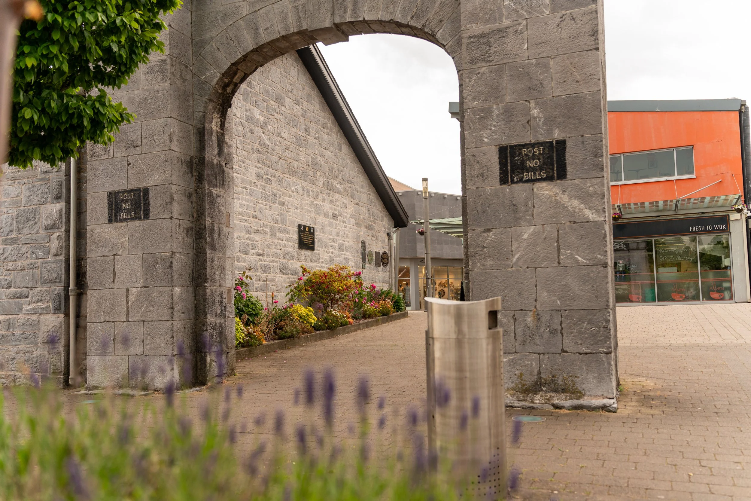 Arch entrance to Castlewest Shopping Centre