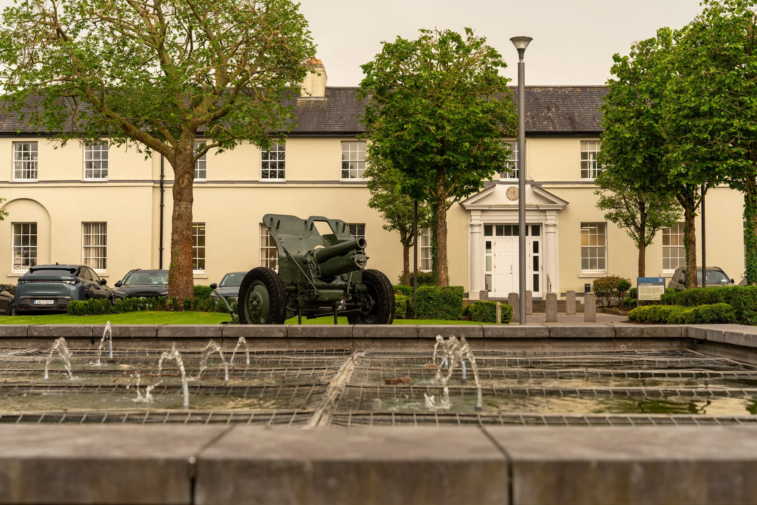 Old army canon displayed in Ballincollig