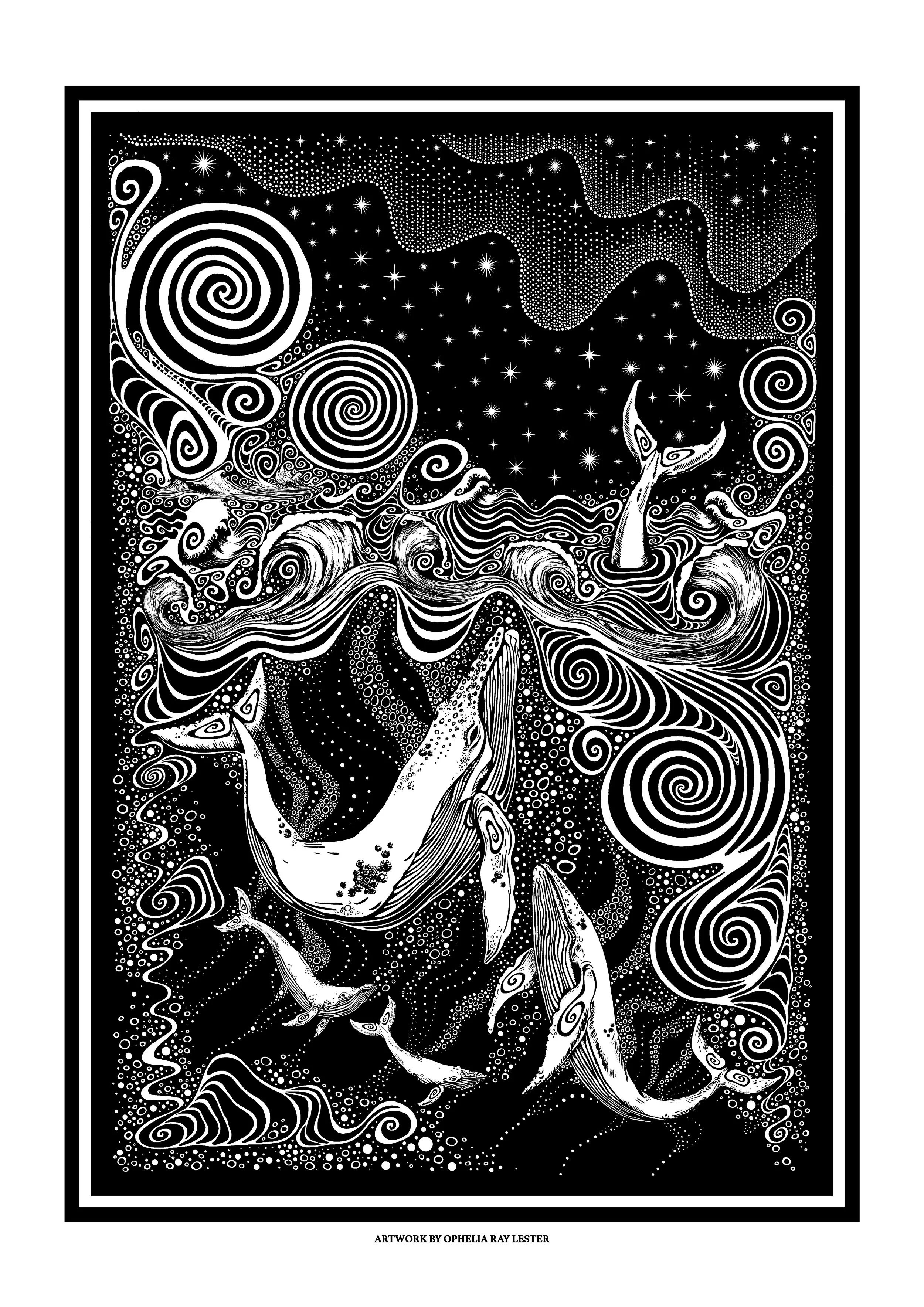 'Whale Song' - Fine Art Print A3
