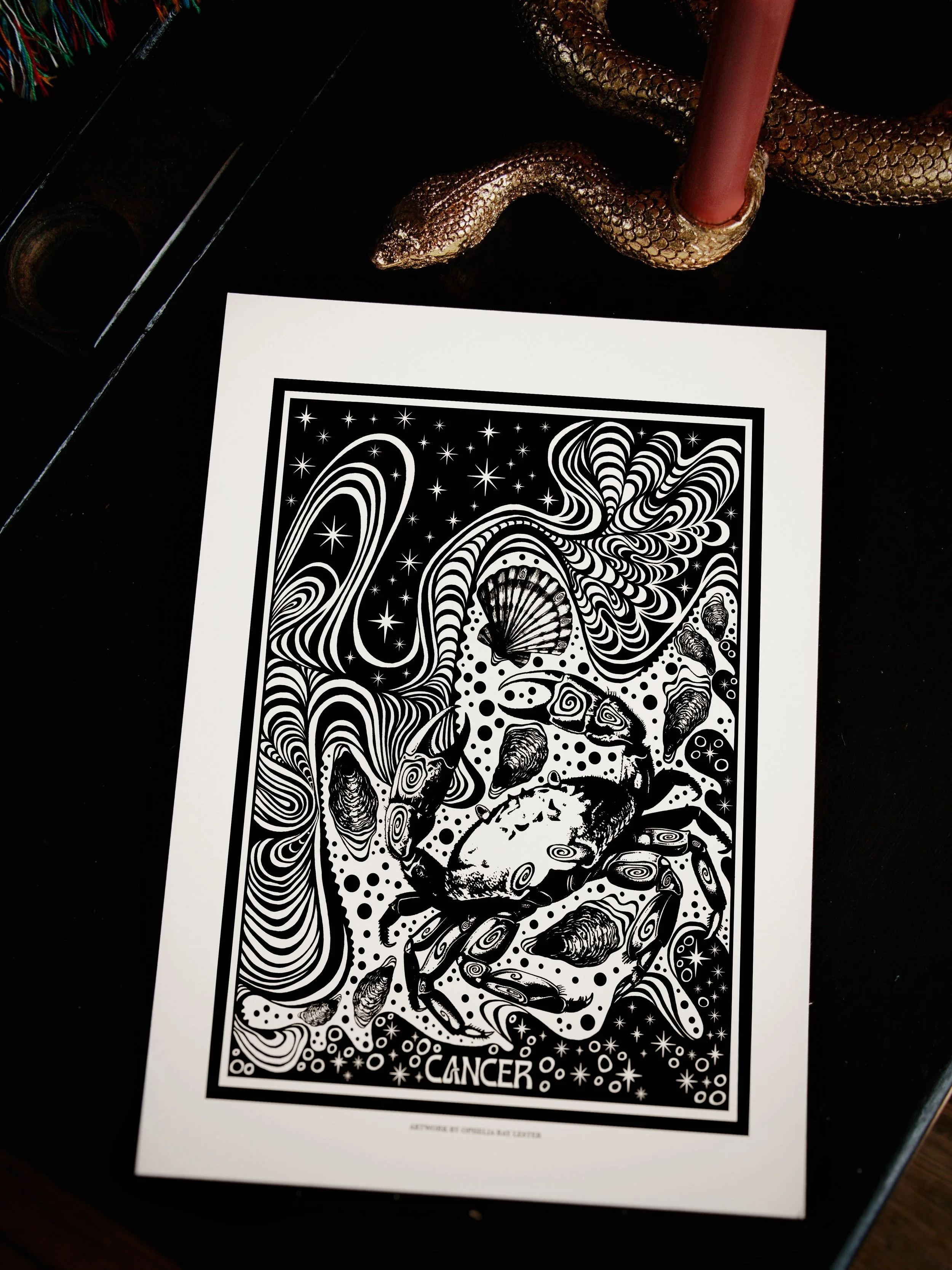 'Cancer' - Fine Art Print - A4