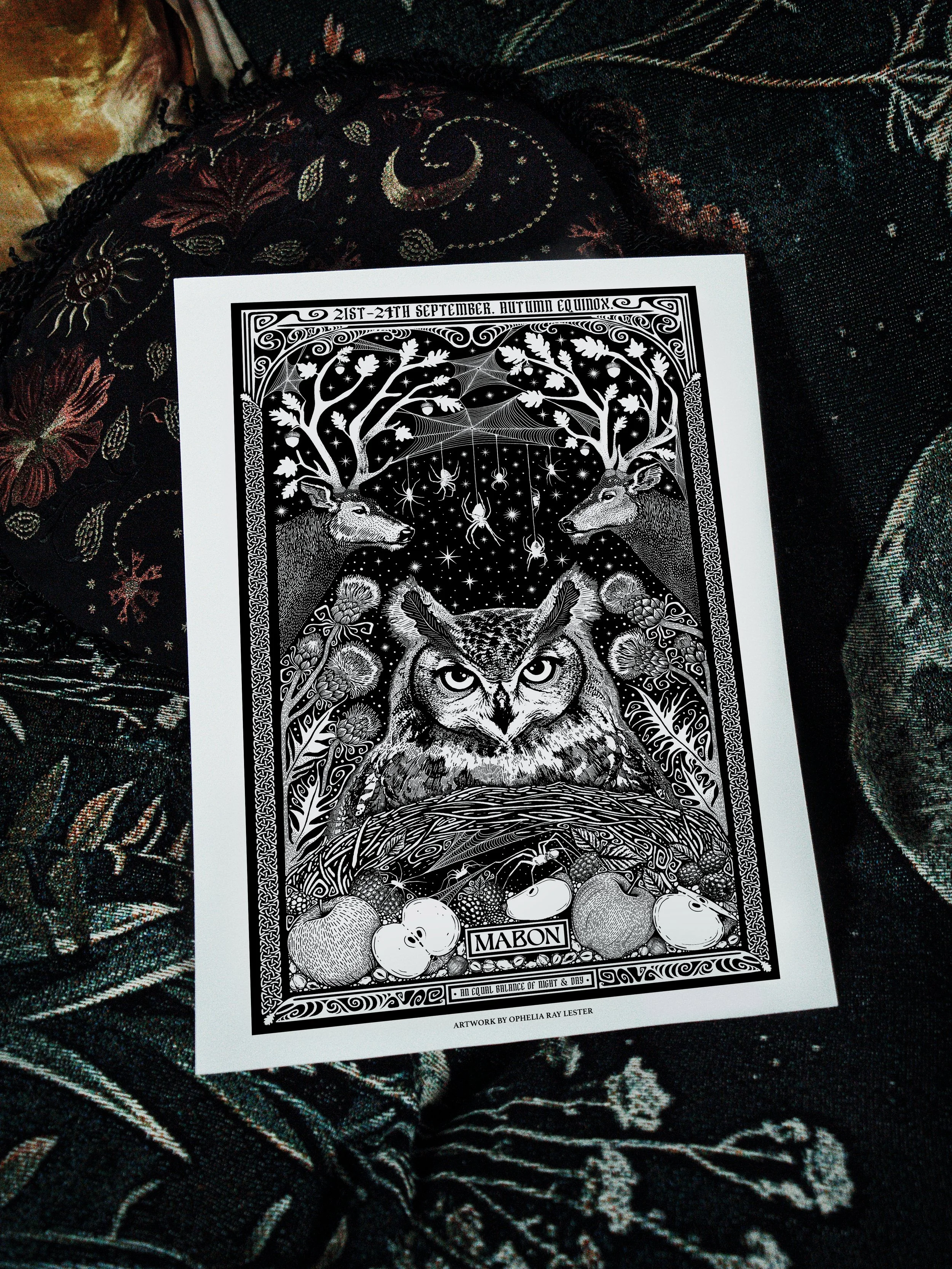 'Mabon'- Fine Art Print - A3