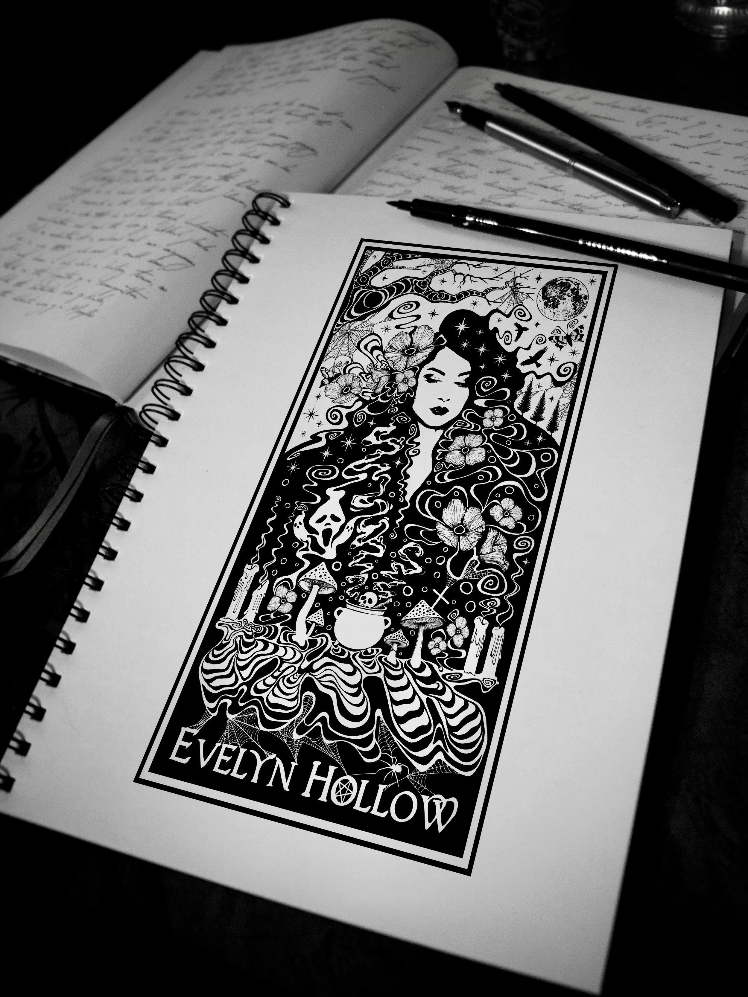 Evelyn Hollow Collaboration Print - A4