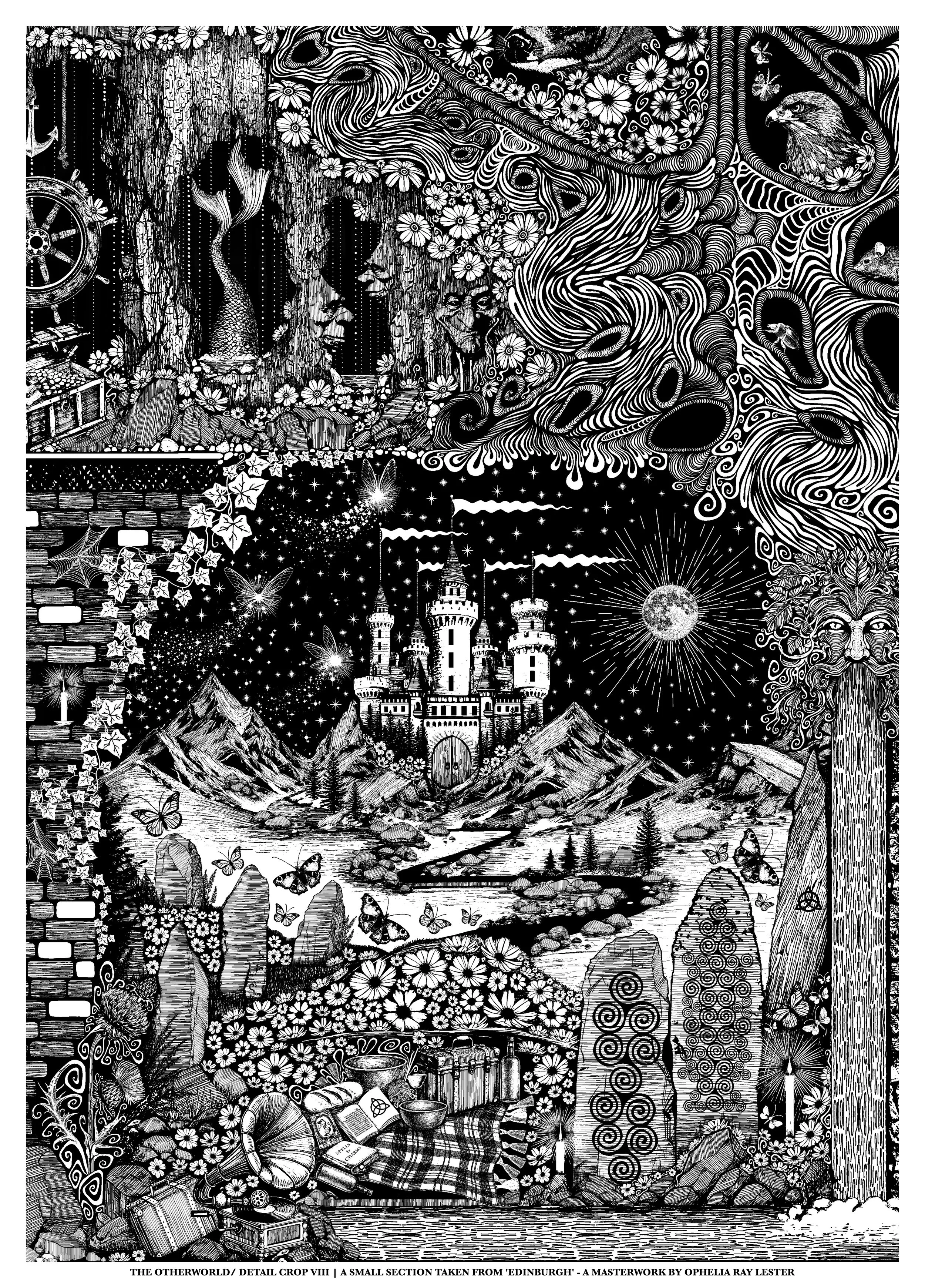'Otherworld' - Mounted A4