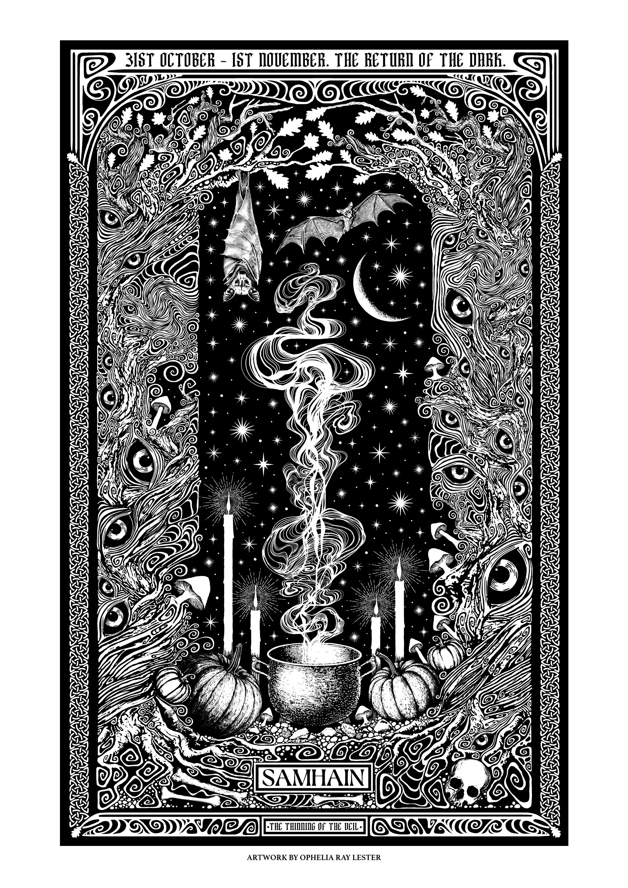 'Samhain' - Fine Art Print - A3