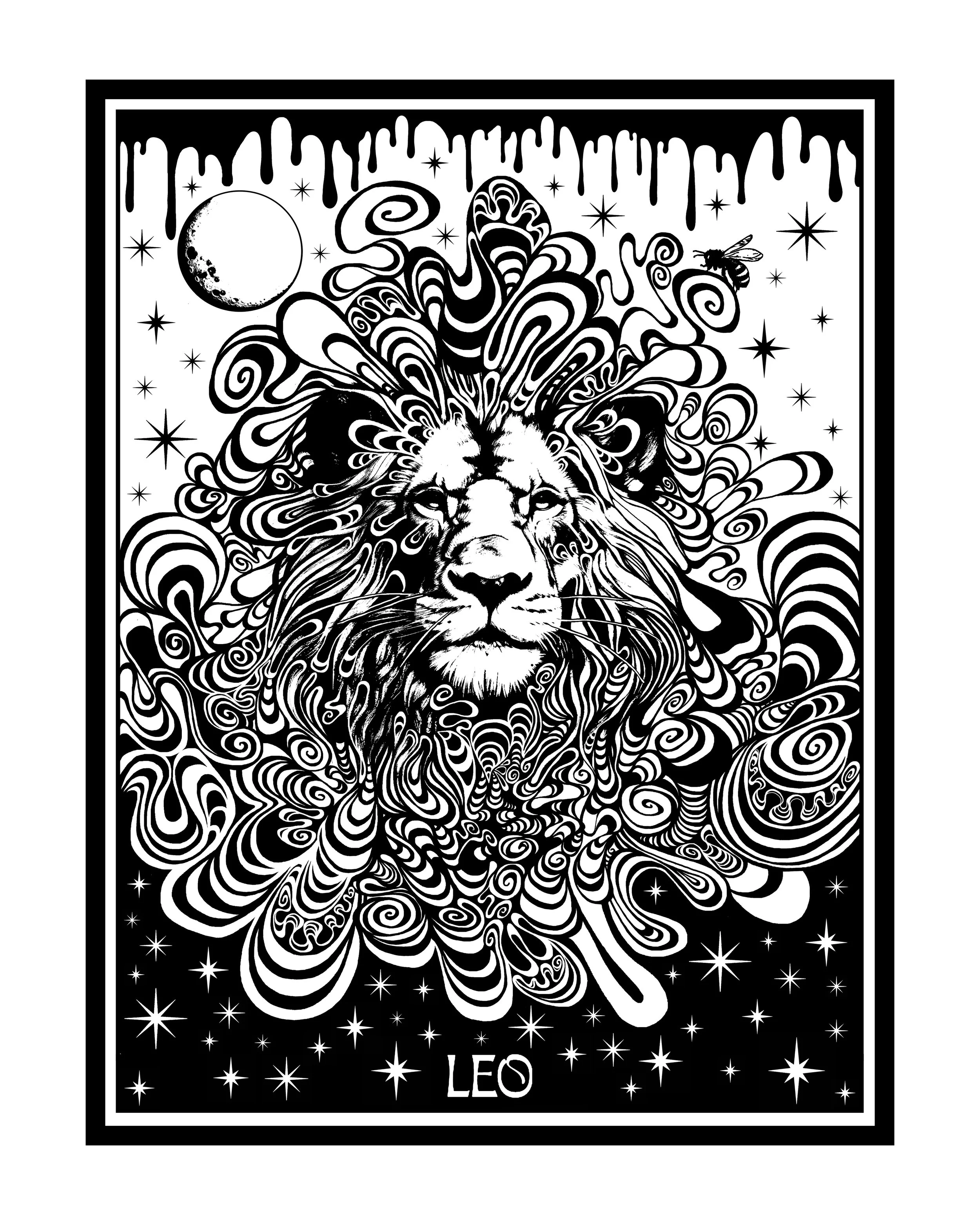 'Leo' - Luxury Greetings Card