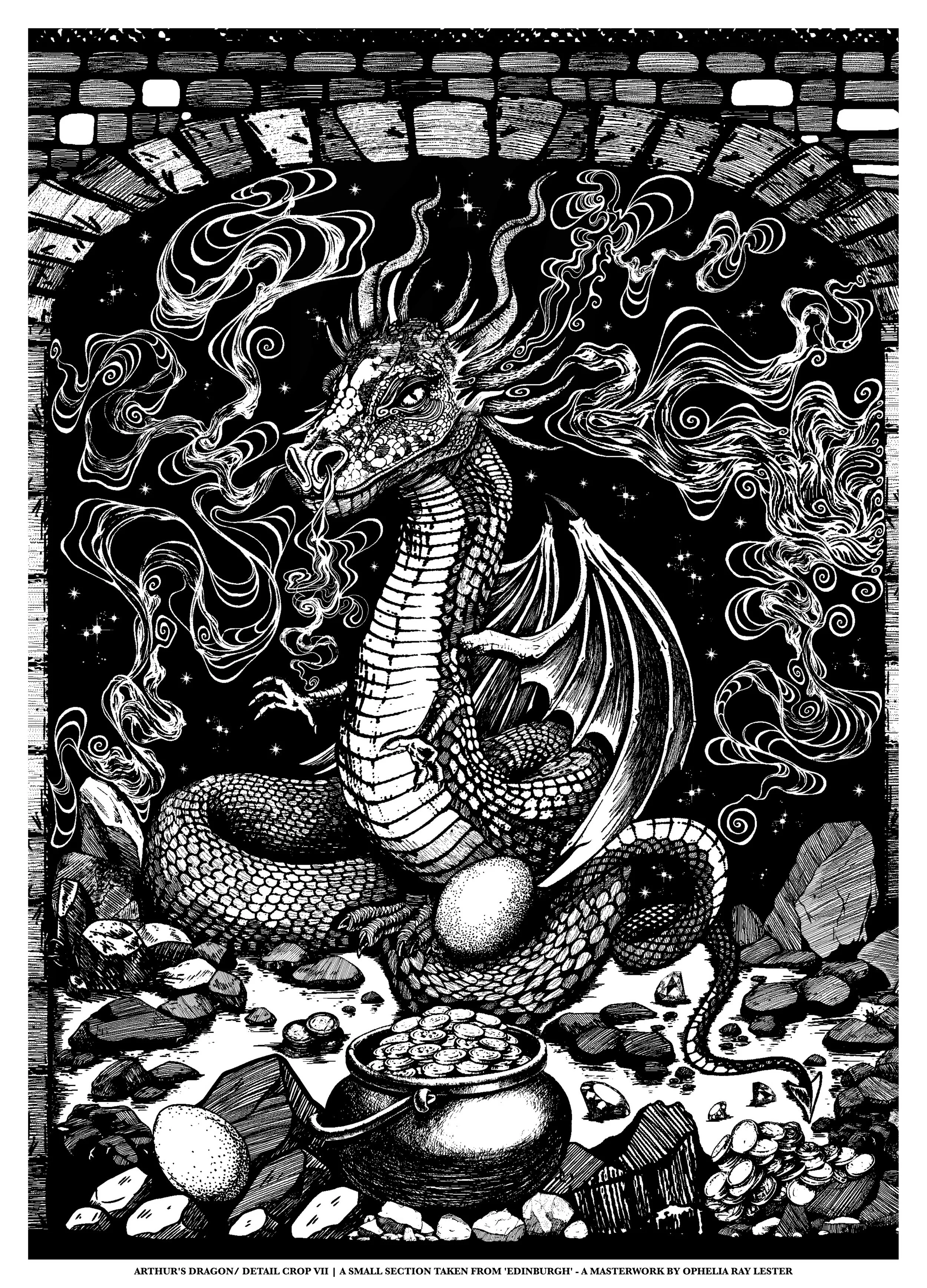 ARTHUR'S DRAGON A4 PRINT .jpeg