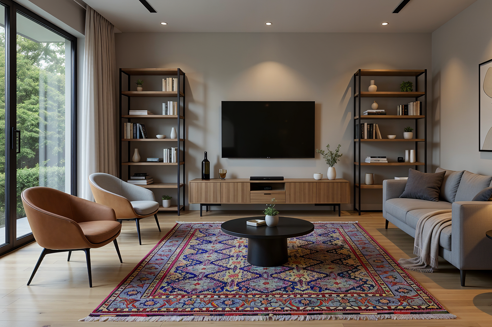 Caucasian Tribal - 160.000 knots/ m2 in fine walyati thread 