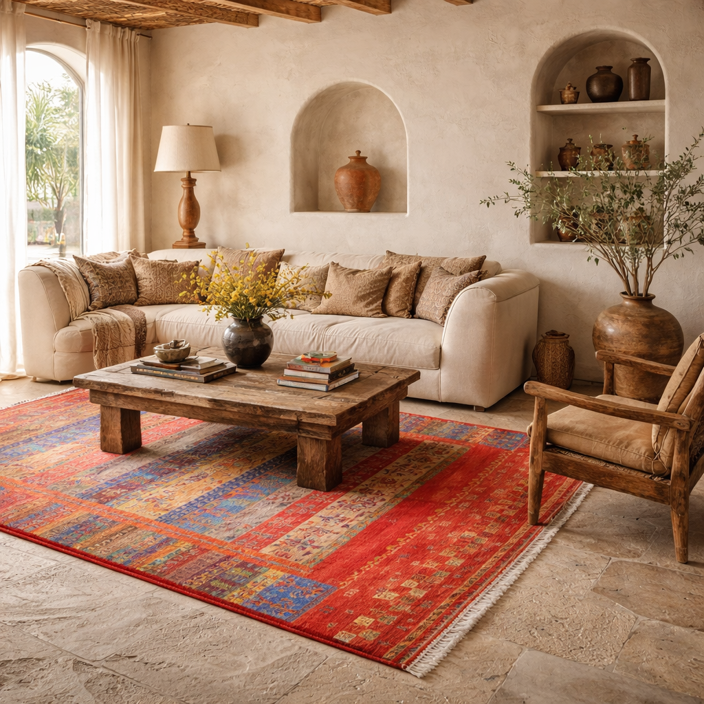 Nomad Gabbeh - 160.000 knots/ m2 in hand spun natural dye chobi thread