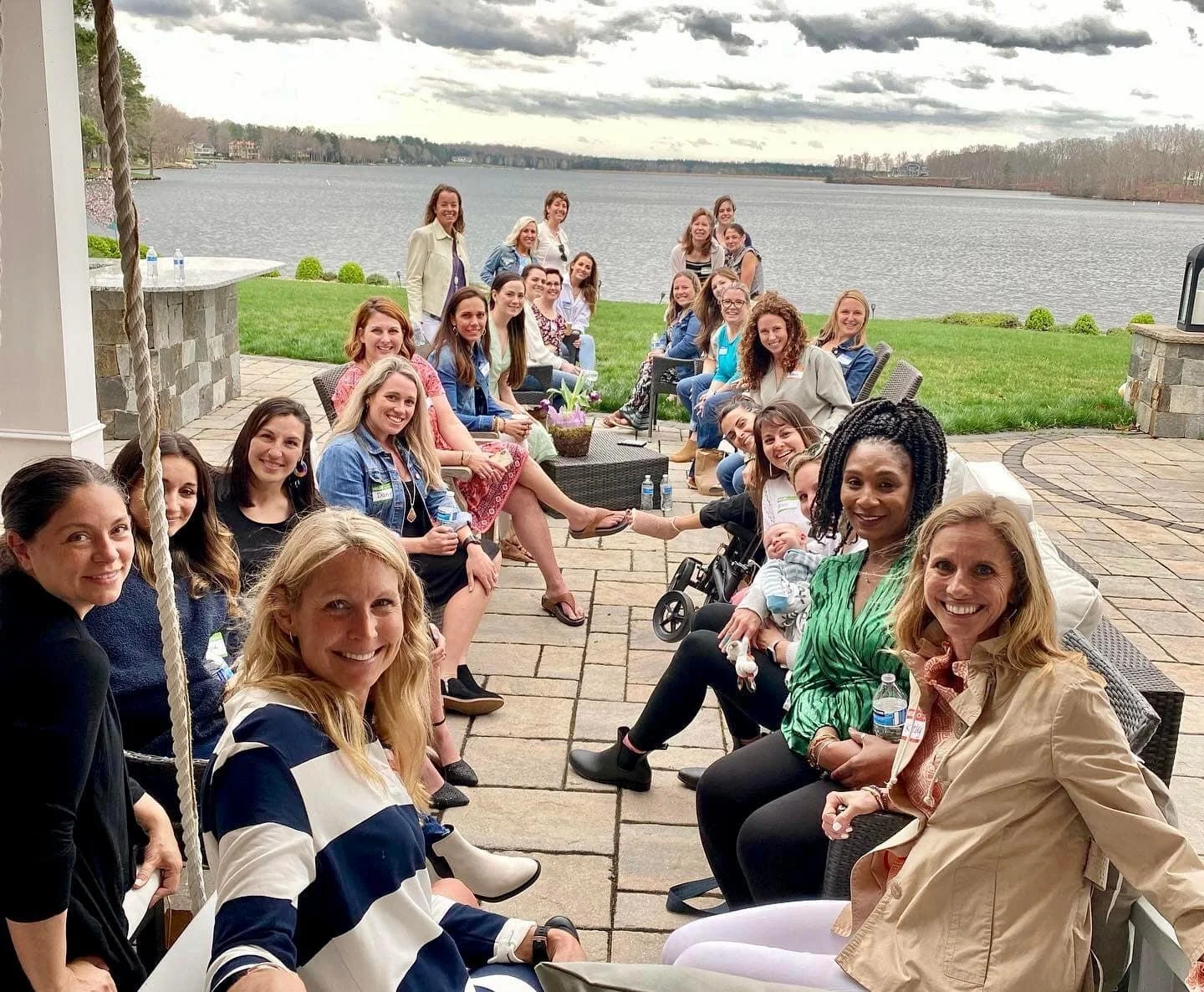 Women's discipleship group studying Bible together