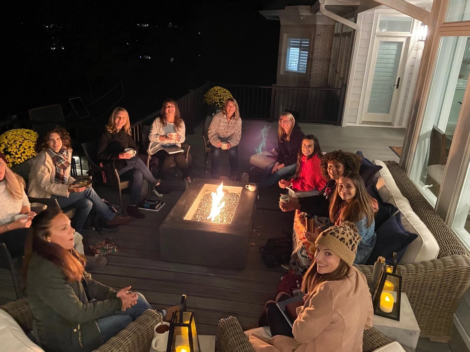Women's discipleship small group meeting together