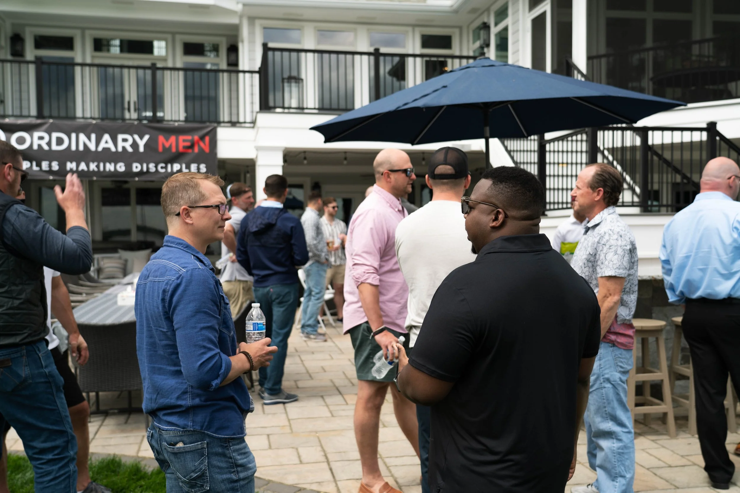 Men's group leader training