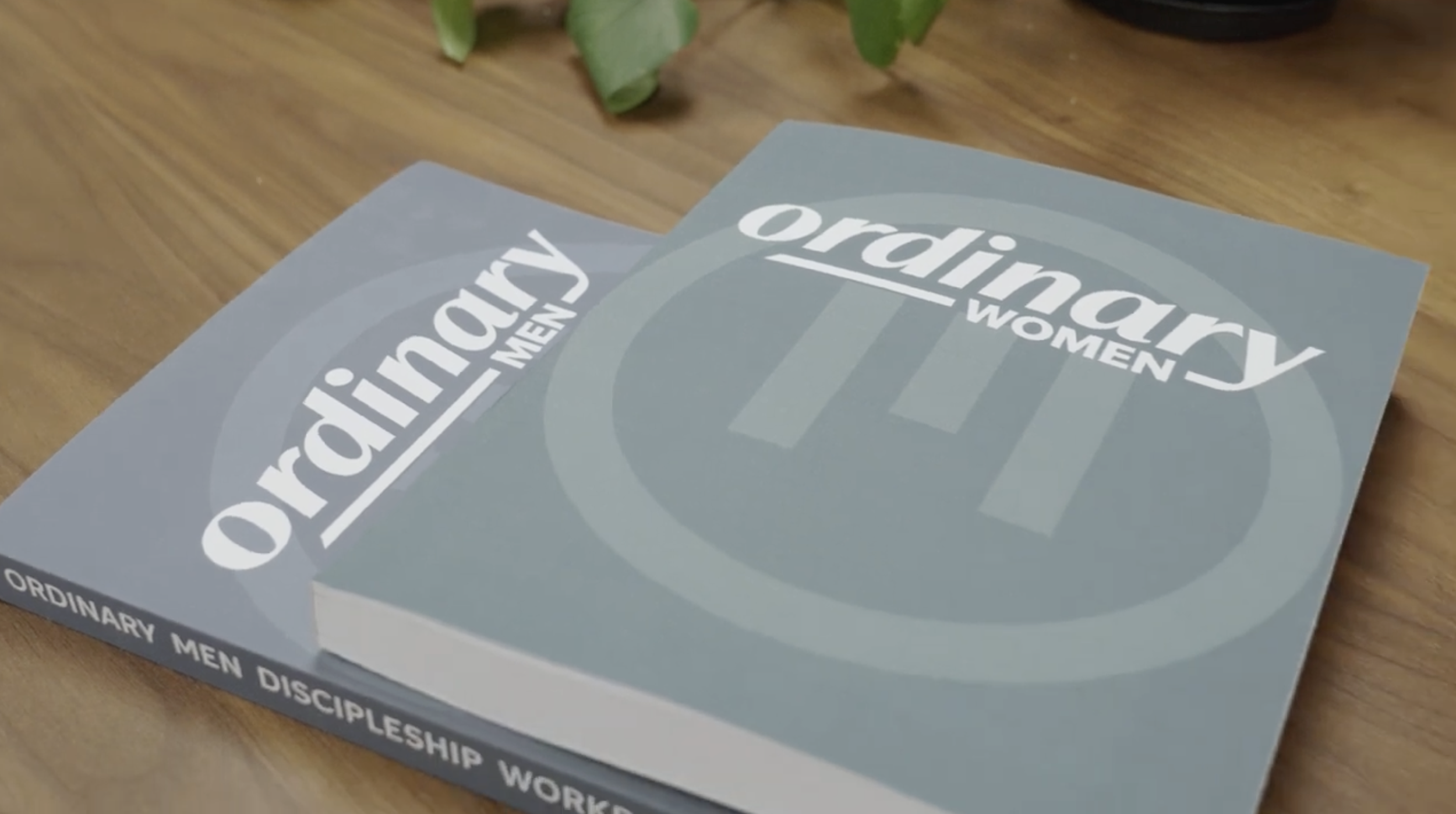 Ordinary Men and Ordinary Women 27-session discipleship workbooks for small group leaders