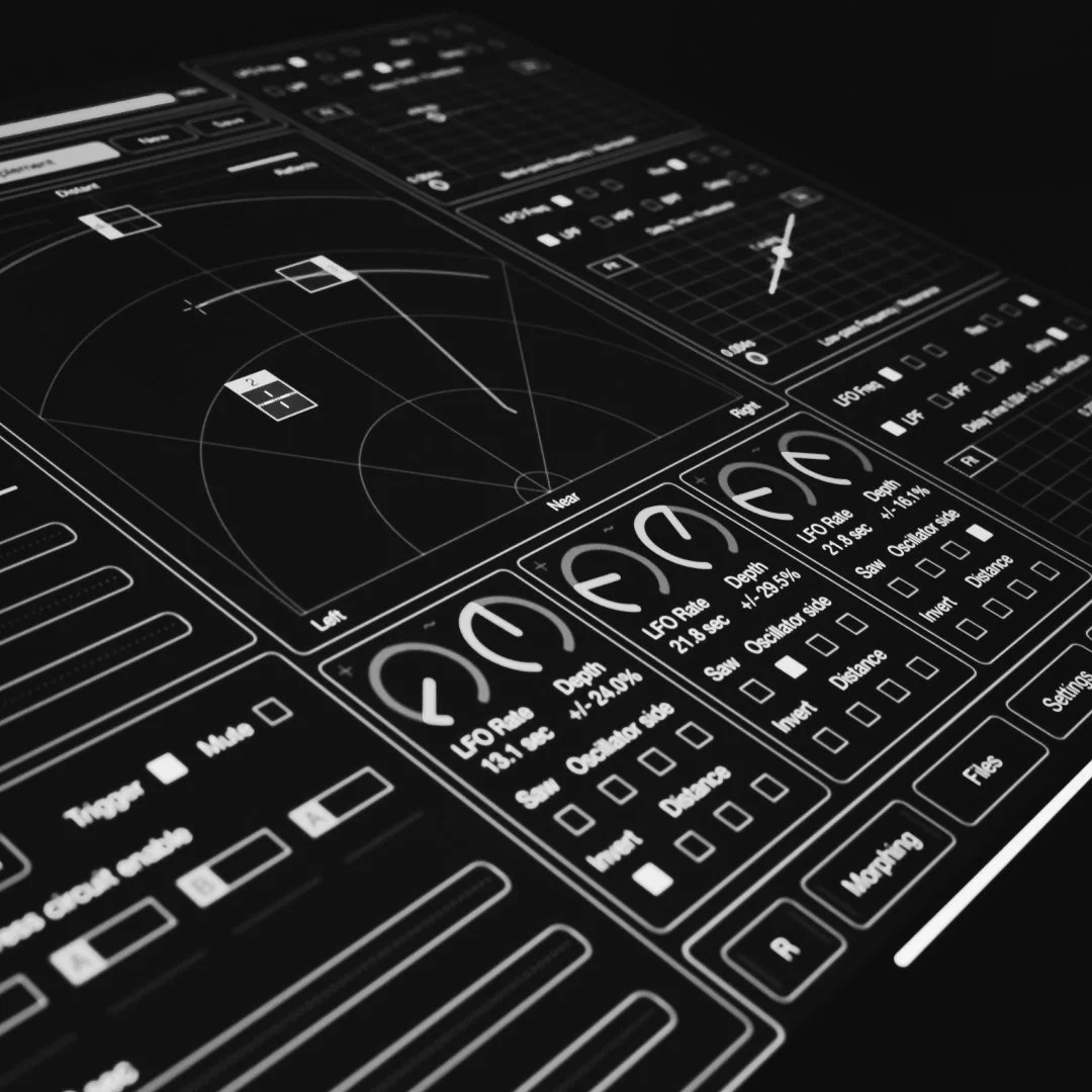 Complex control interface with dials and graphs, representing moving beyond technical expertise into confident, effective leadership.
