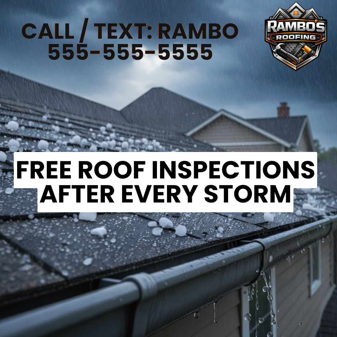 Hail damage isn’t always obvious—but it can shorten the life of your roof fast. What looks minor today can turn into leaks tomorrow.

We offer free roof inspections to catch issues early and help you understand your options (including financing if ne