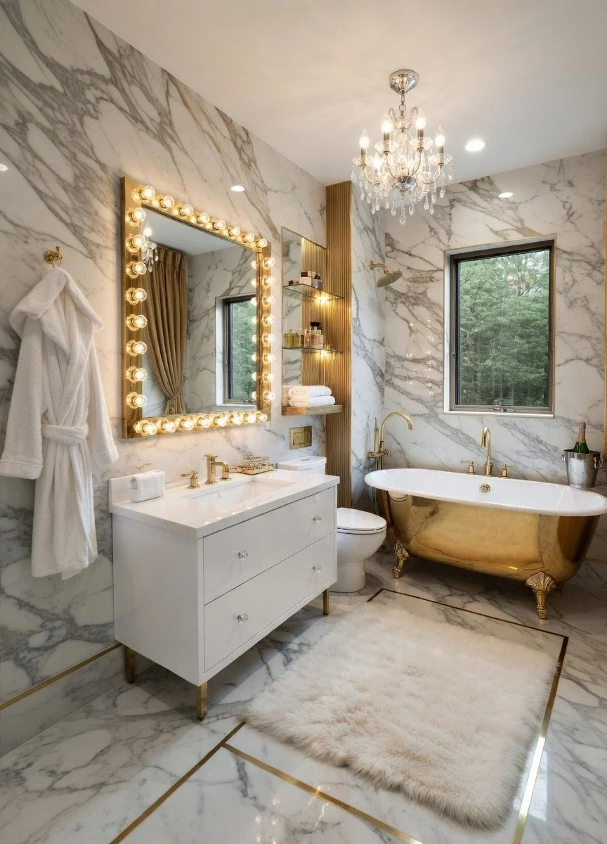 Glam style rendering