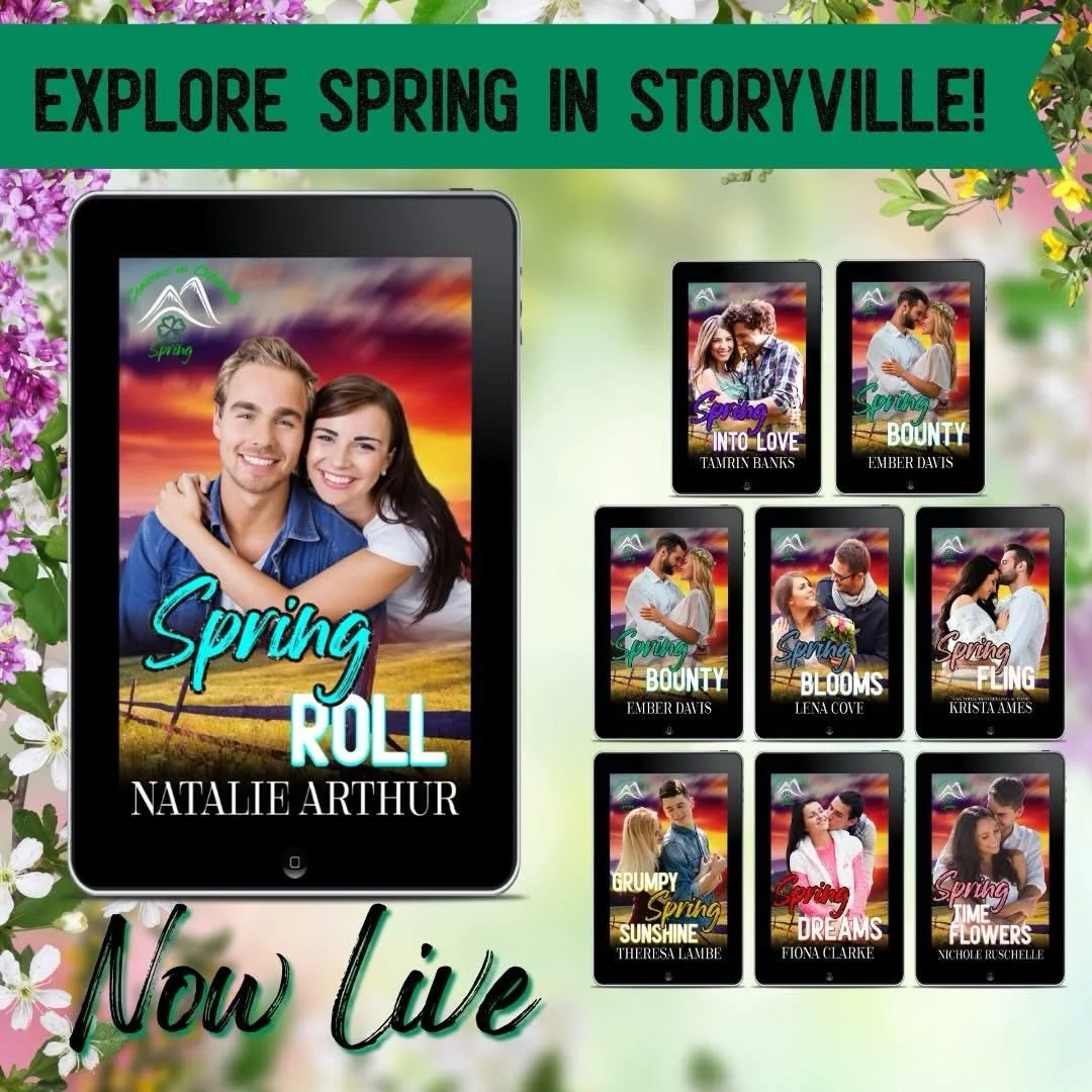 Congratulations!! Spring Roll by @_nataliearthur and Spring Fling by @kristakames are now available!! 

#smalltownromance #spicyromance #kindleunlimitedromance #authorssupportingauthors #authornicholeruschelle